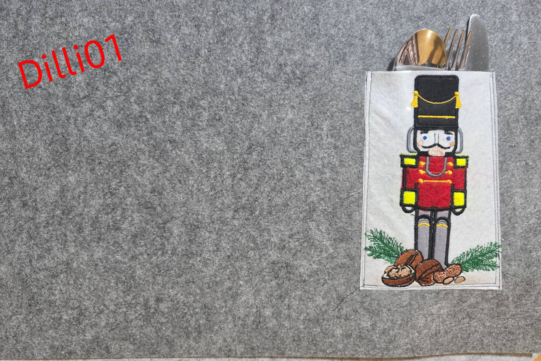 Stickdatei Appli Nussknacker