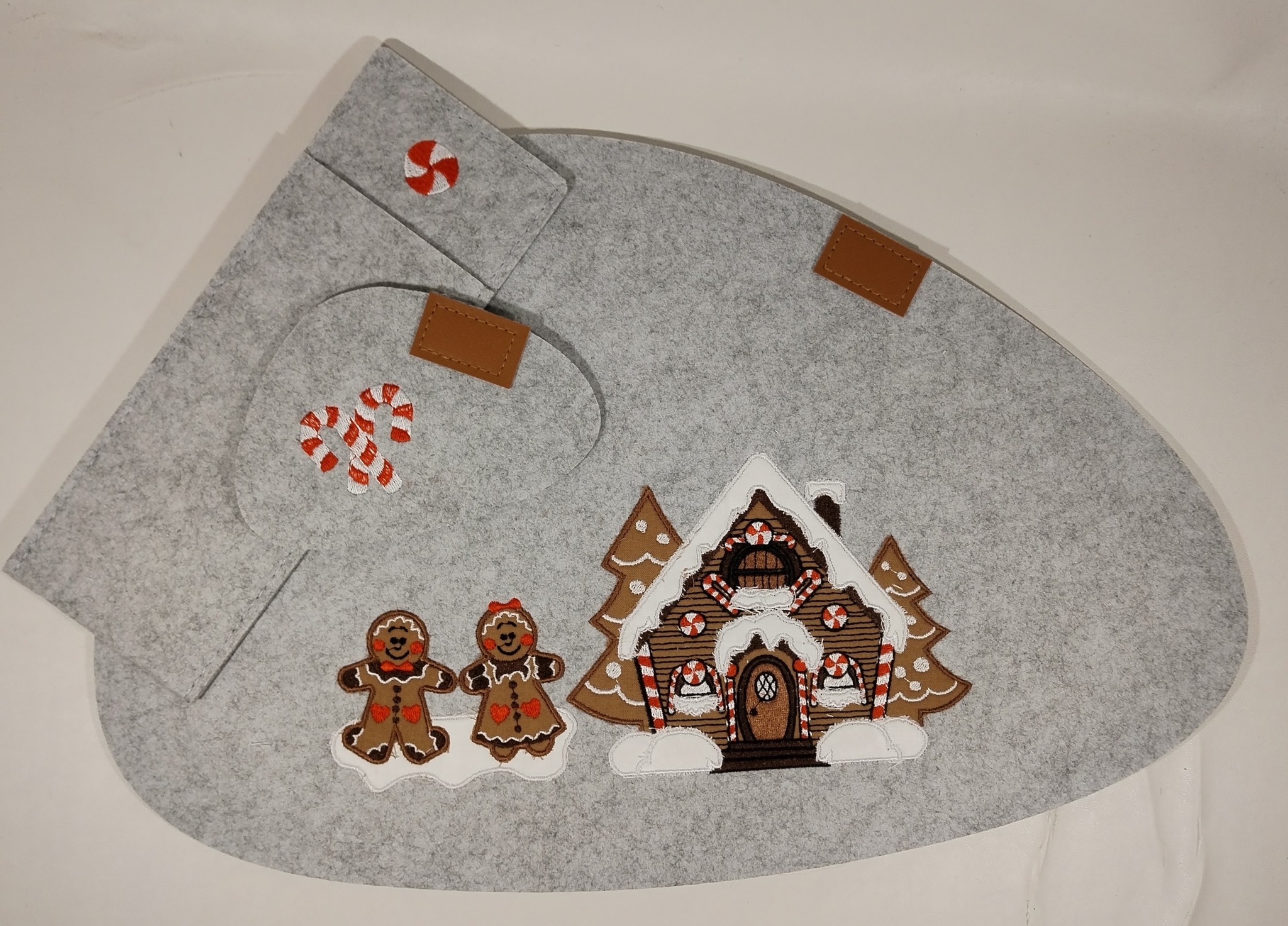 Stickdatei Appli Lebkuchenhaus