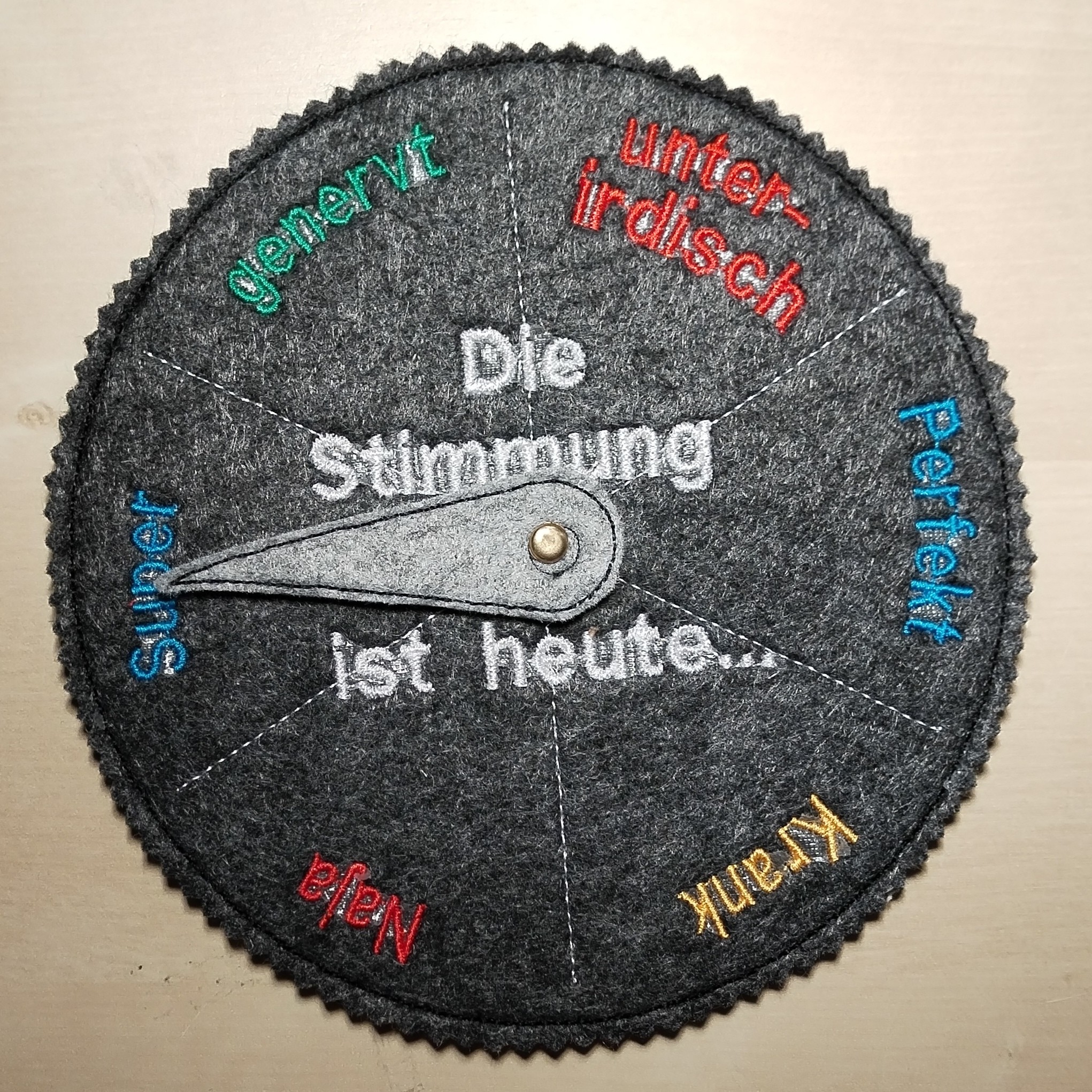 Stickdatei ITH Stimmungsrad
