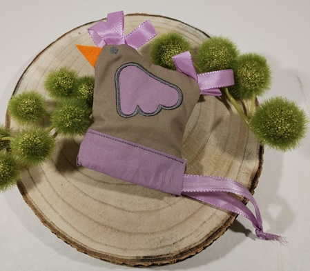 Stickdatei ITH Huhn Verstecker Beutel