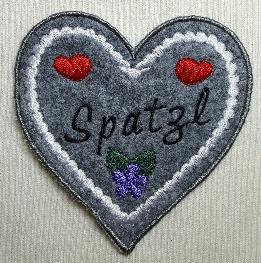 Stickdatei ITH / Appli Lebkuchenherzen 5cm