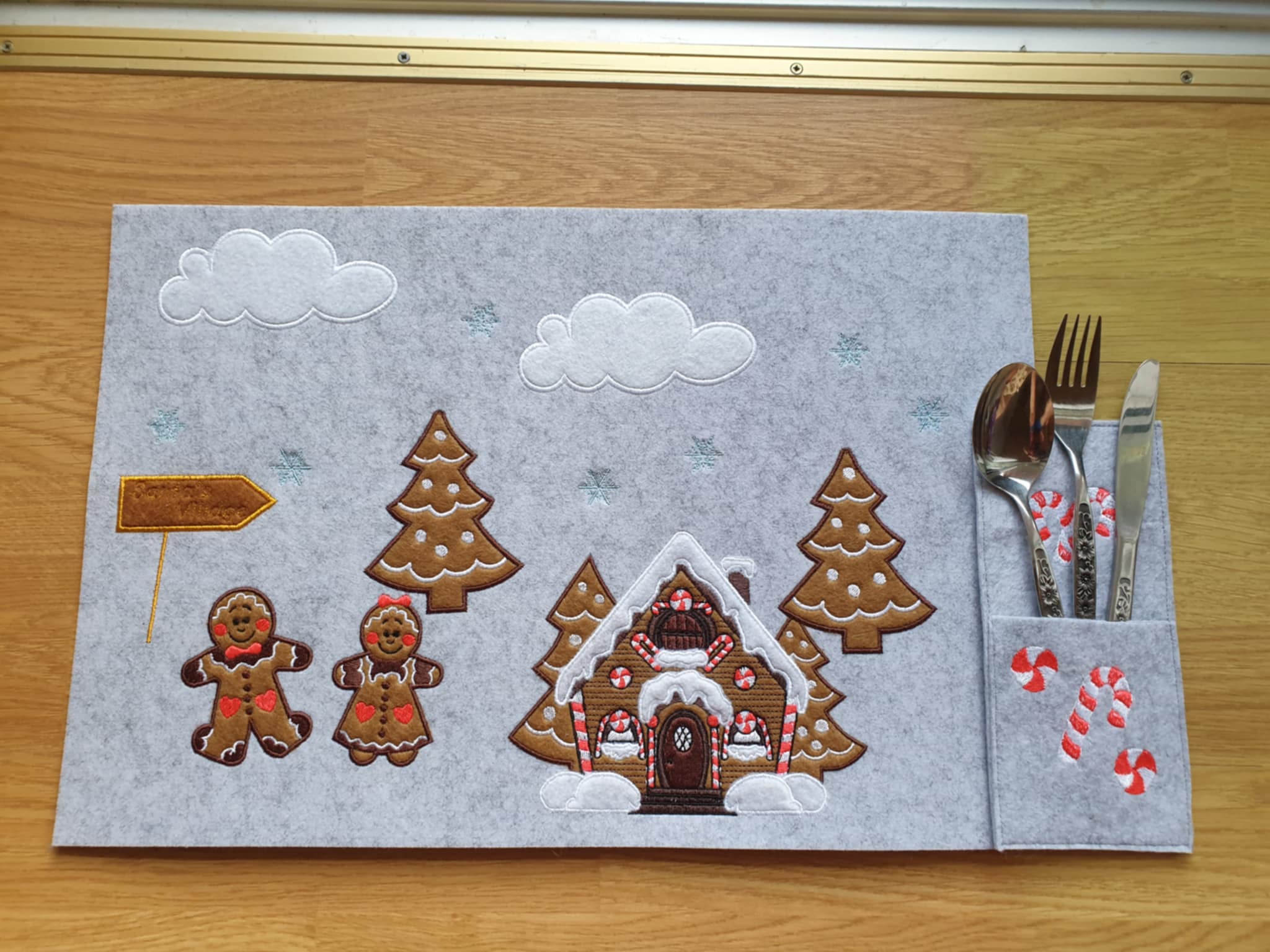 Stickdatei Appli Lebkuchenfiguren