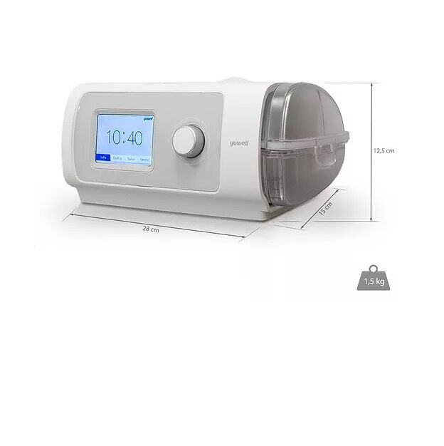 BI-PAP YH830 YUWELL GASLIVE COM UMIDIFICADOR