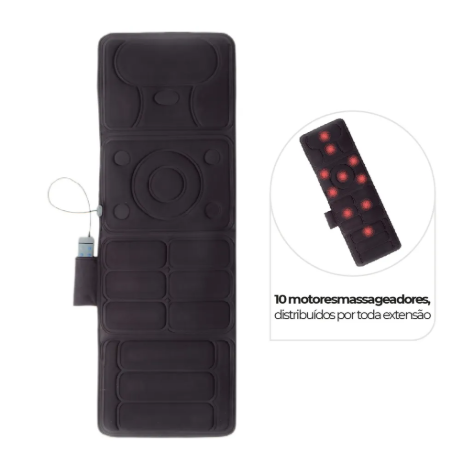 Esteira Massageadora Dobrável com 10 Pontos de Massagem Dellamed