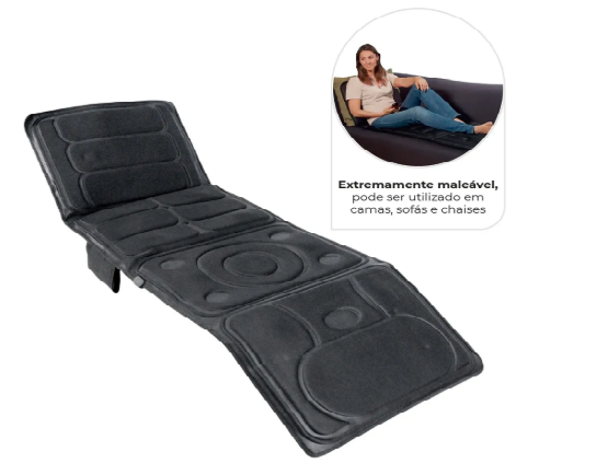 Esteira Massageadora Dobrável com 10 Pontos de Massagem Dellamed