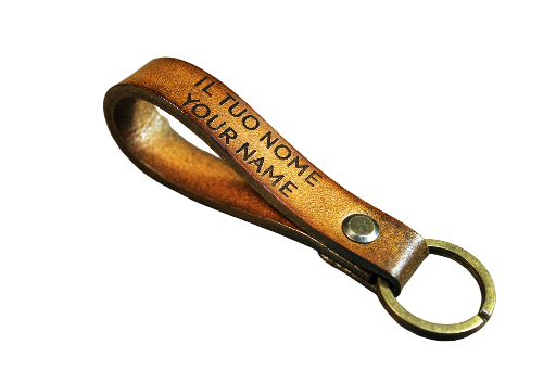 Portachiavi Personalizzato in Ecopelle