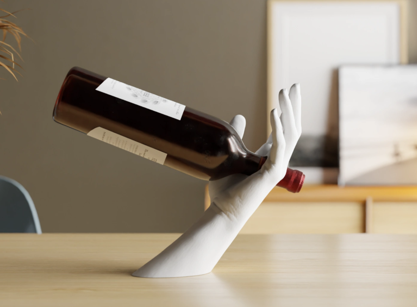 Portabottiglie di Design in Stampa 3D 