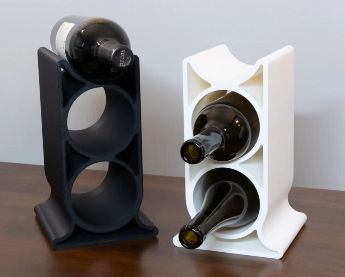 Portabottiglie di Design in Stampa 3D 