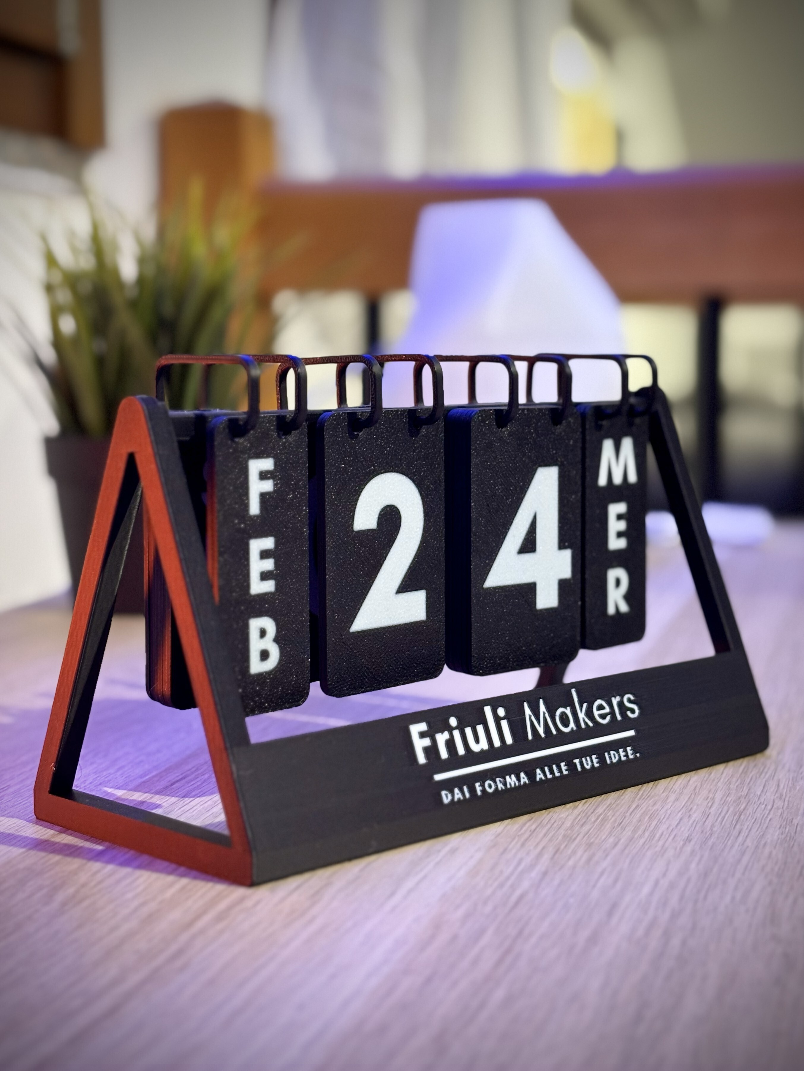 Calendario da Scrivania – File per Stampa 3D