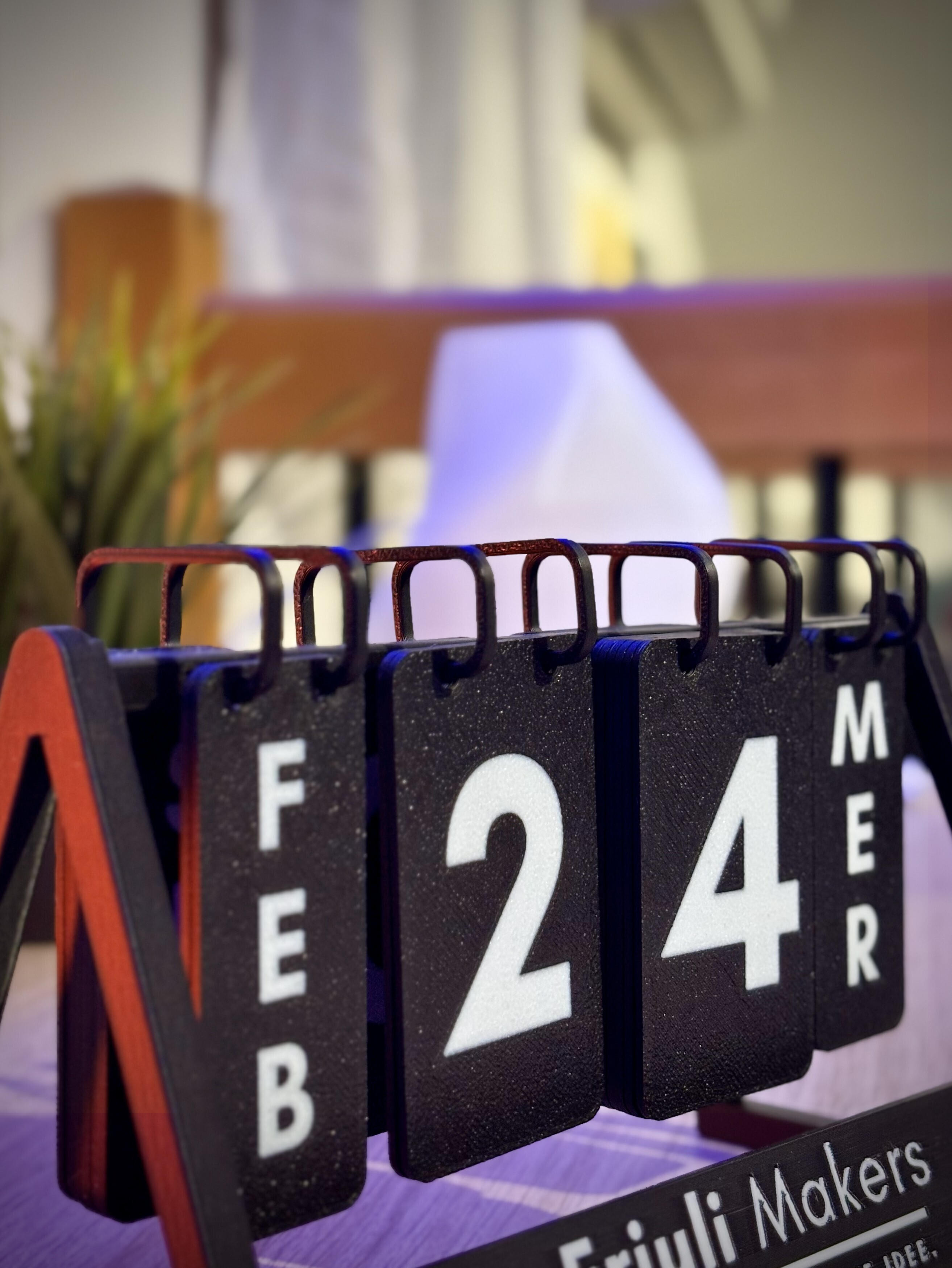 Calendario da Scrivania – File per Stampa 3D