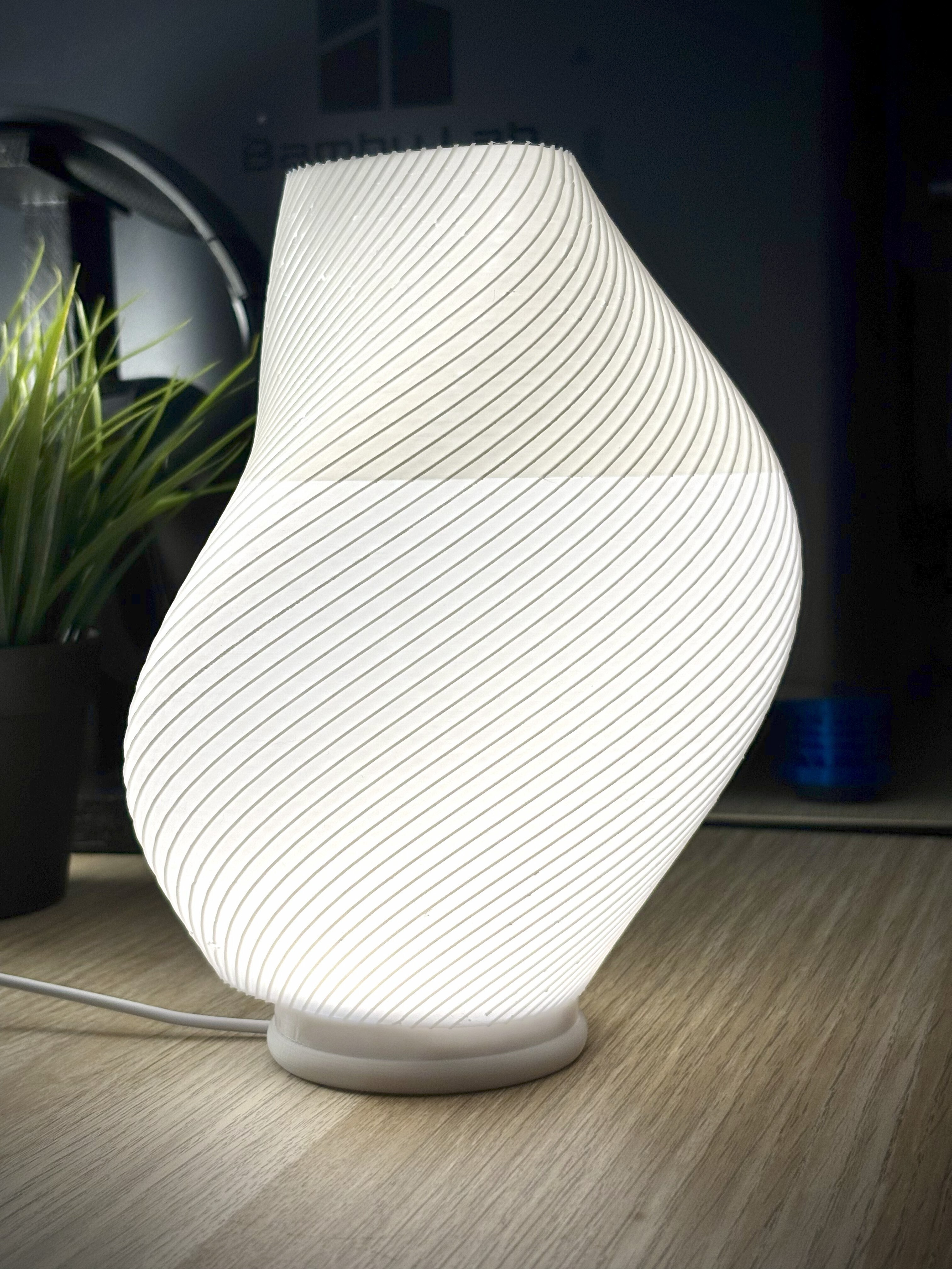 Lamp "Cloud"– Modern Spiral Design 