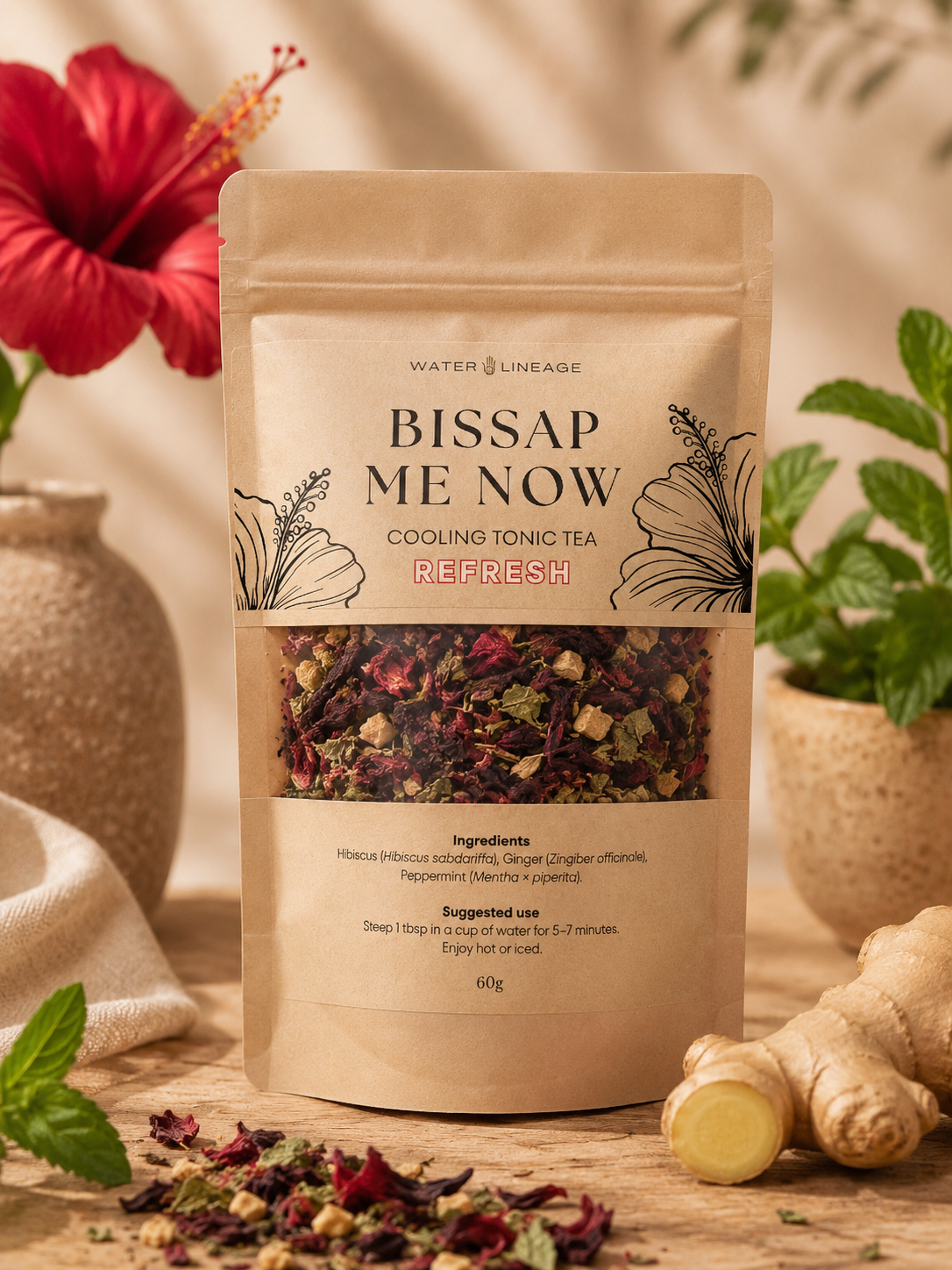 BISSAP ME NOW | Cooling Tonic Tea