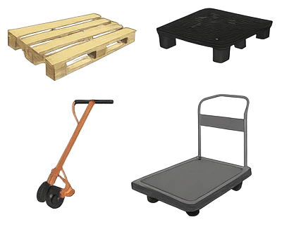 Palettes & supports de charge