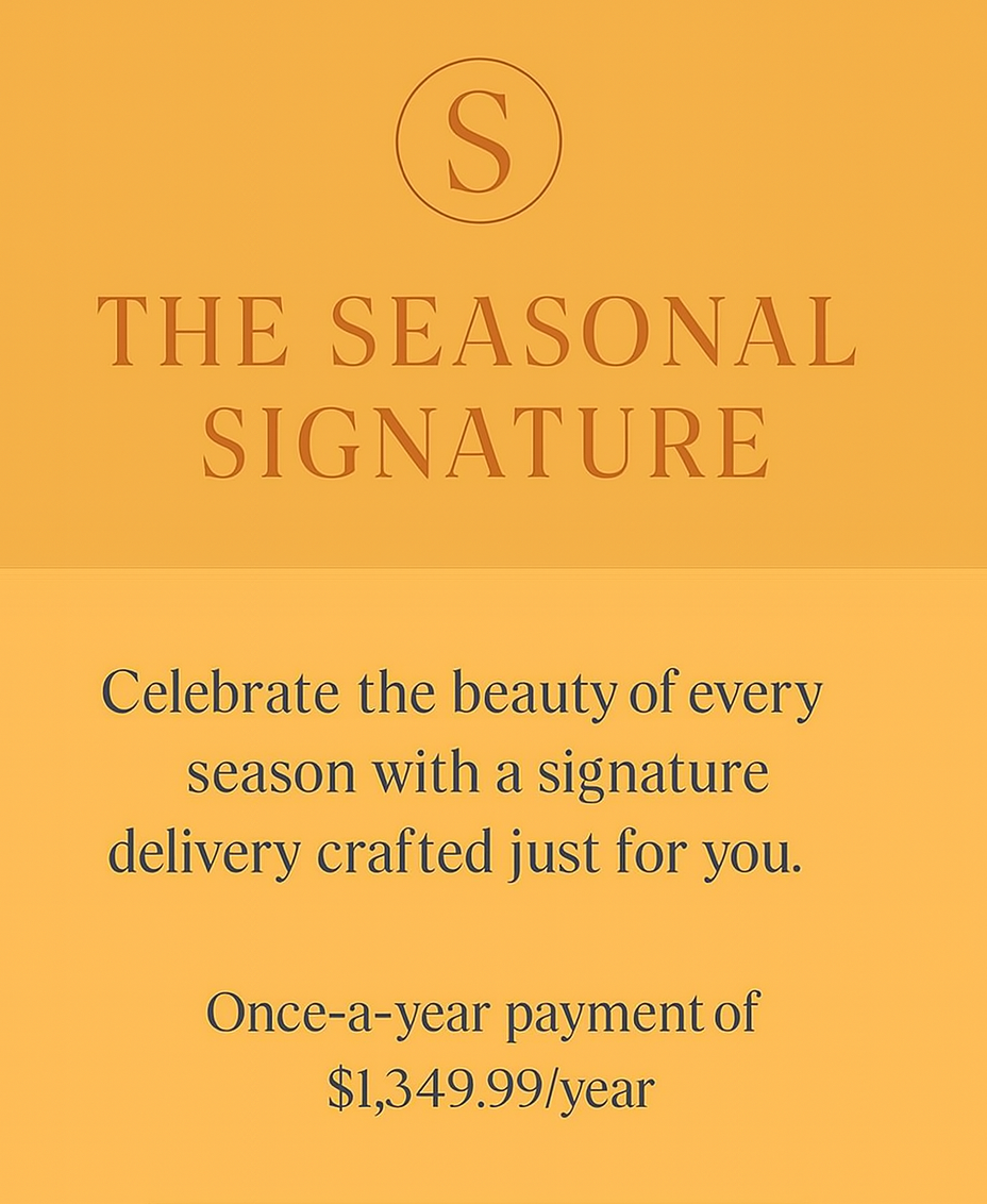 Annual Tier: The Seasonal Signature