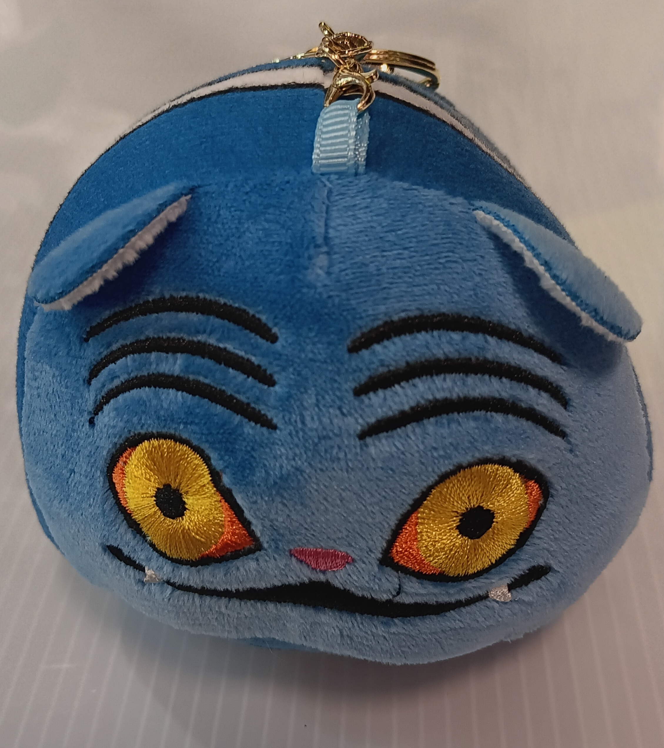 Kpop Demon Hunter Derpy Tiger Plush Keychain