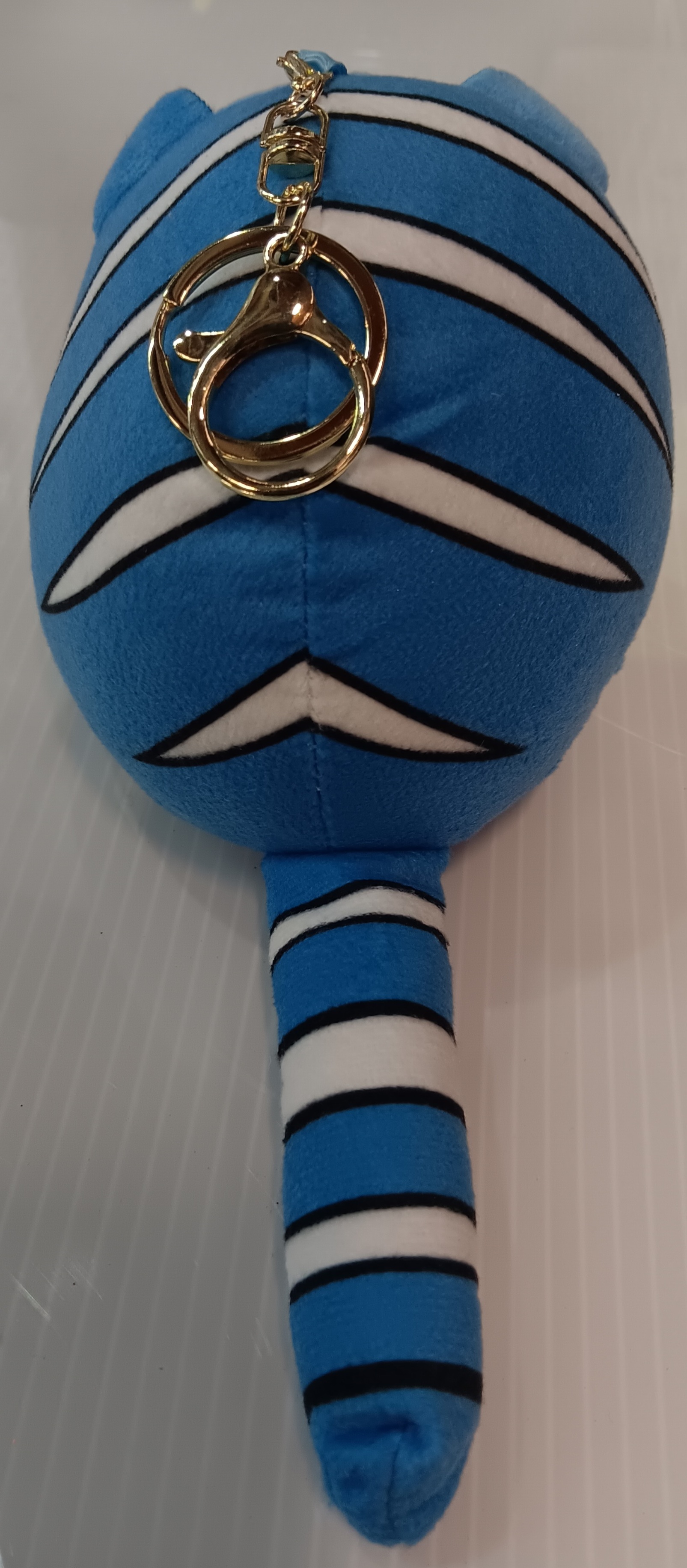 Kpop Demon Hunter Derpy Tiger Plush Keychain