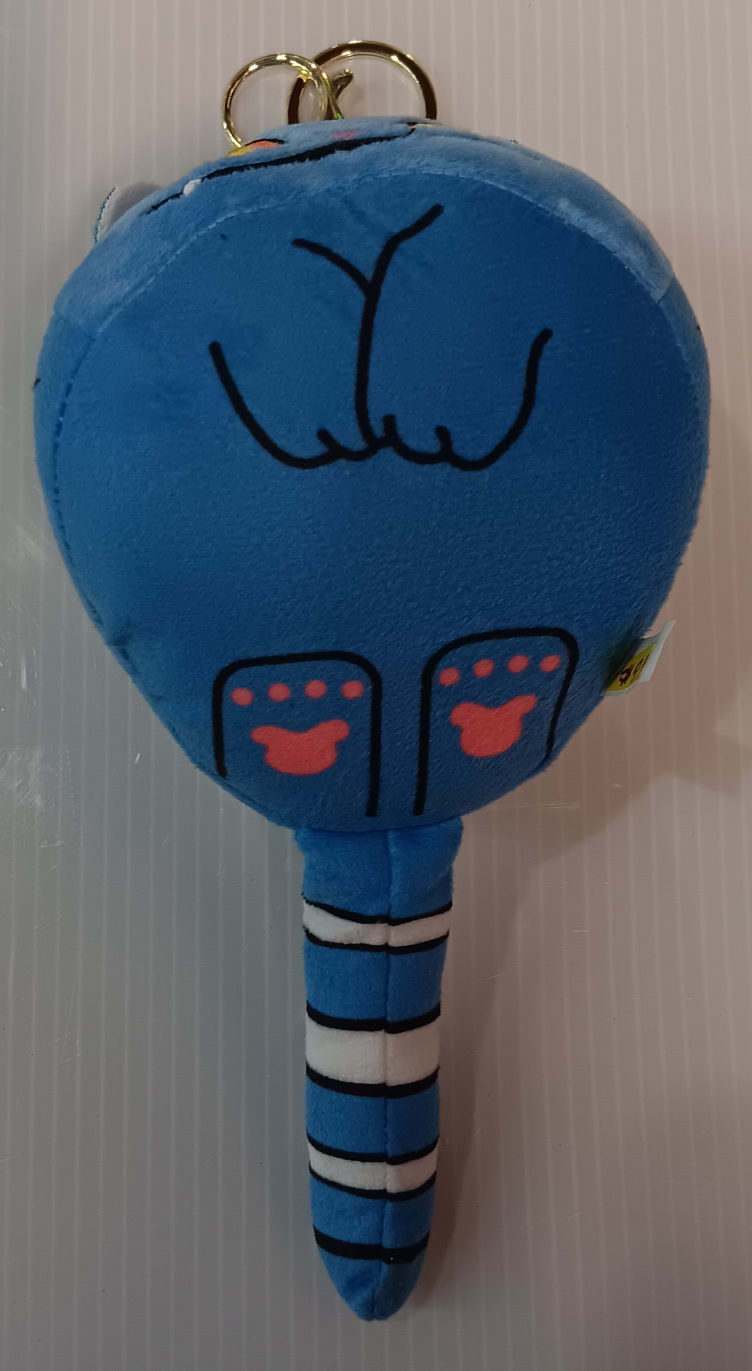 Kpop Demon Hunter Derpy Tiger Plush Keychain