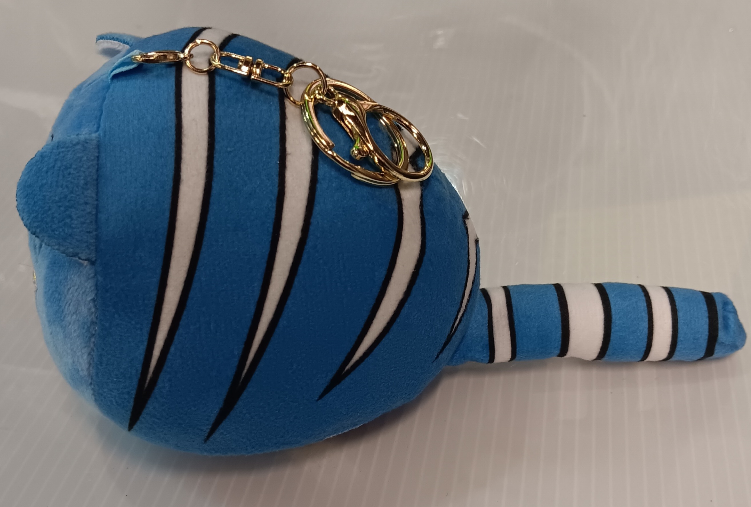 Kpop Demon Hunter Derpy Tiger Plush Keychain