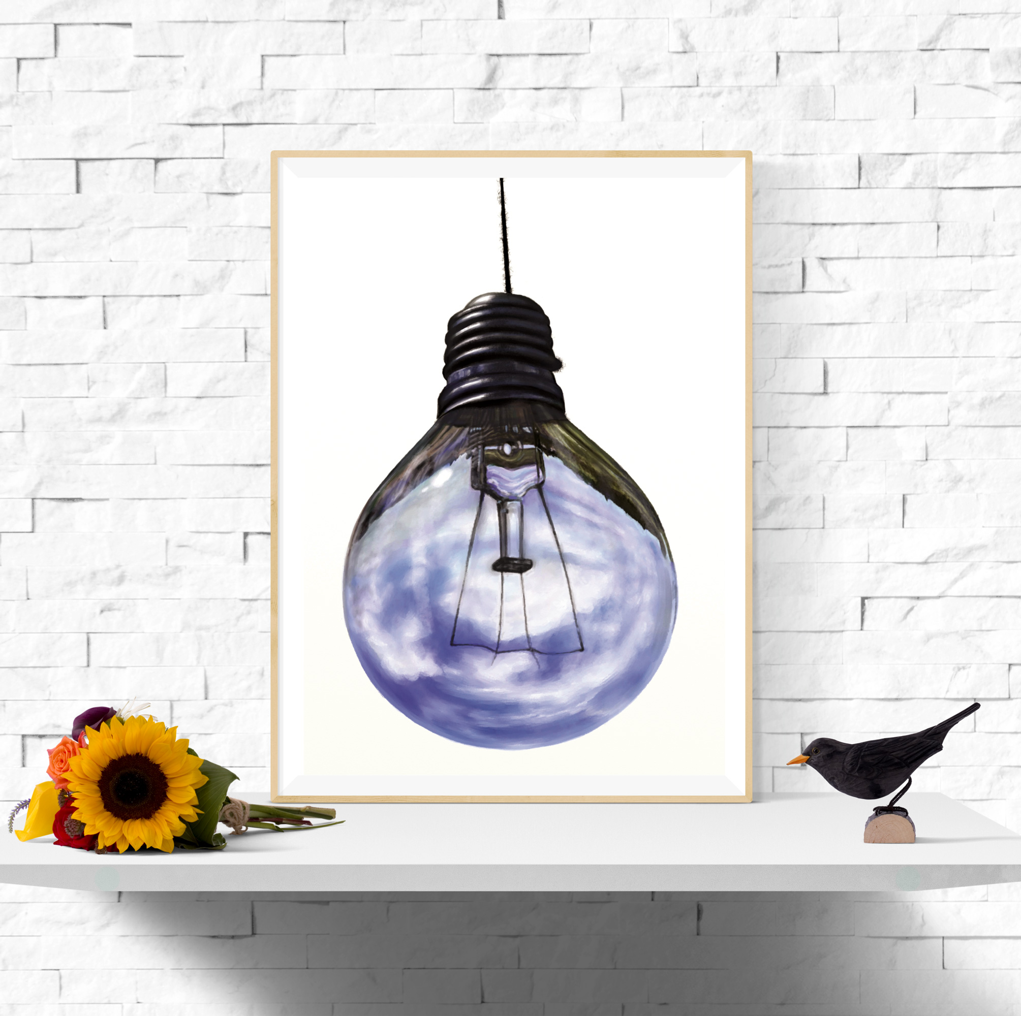 Blue Sky Thinking - Art Print 