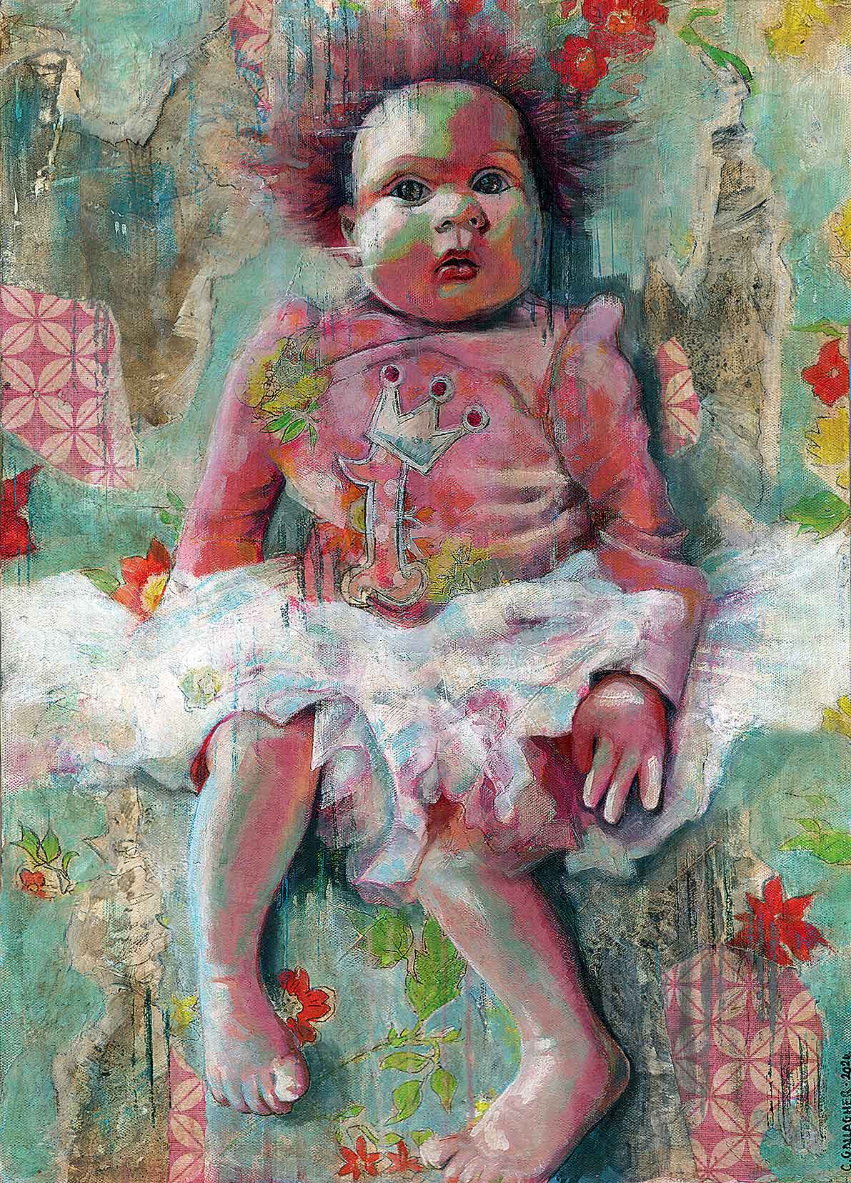 Whimsical Doll Art Print