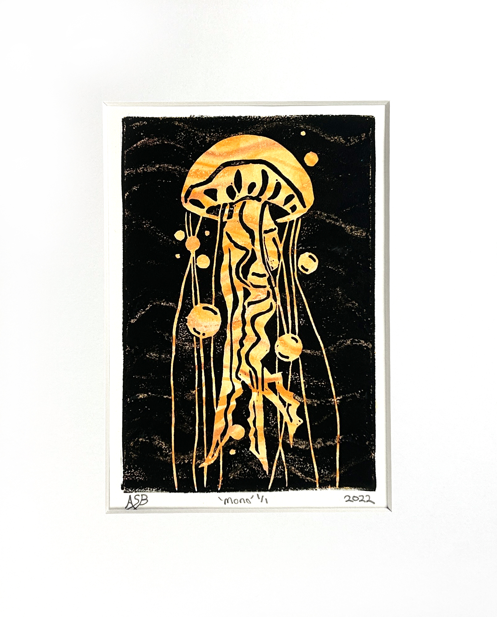 Jellyfish Monoprint II