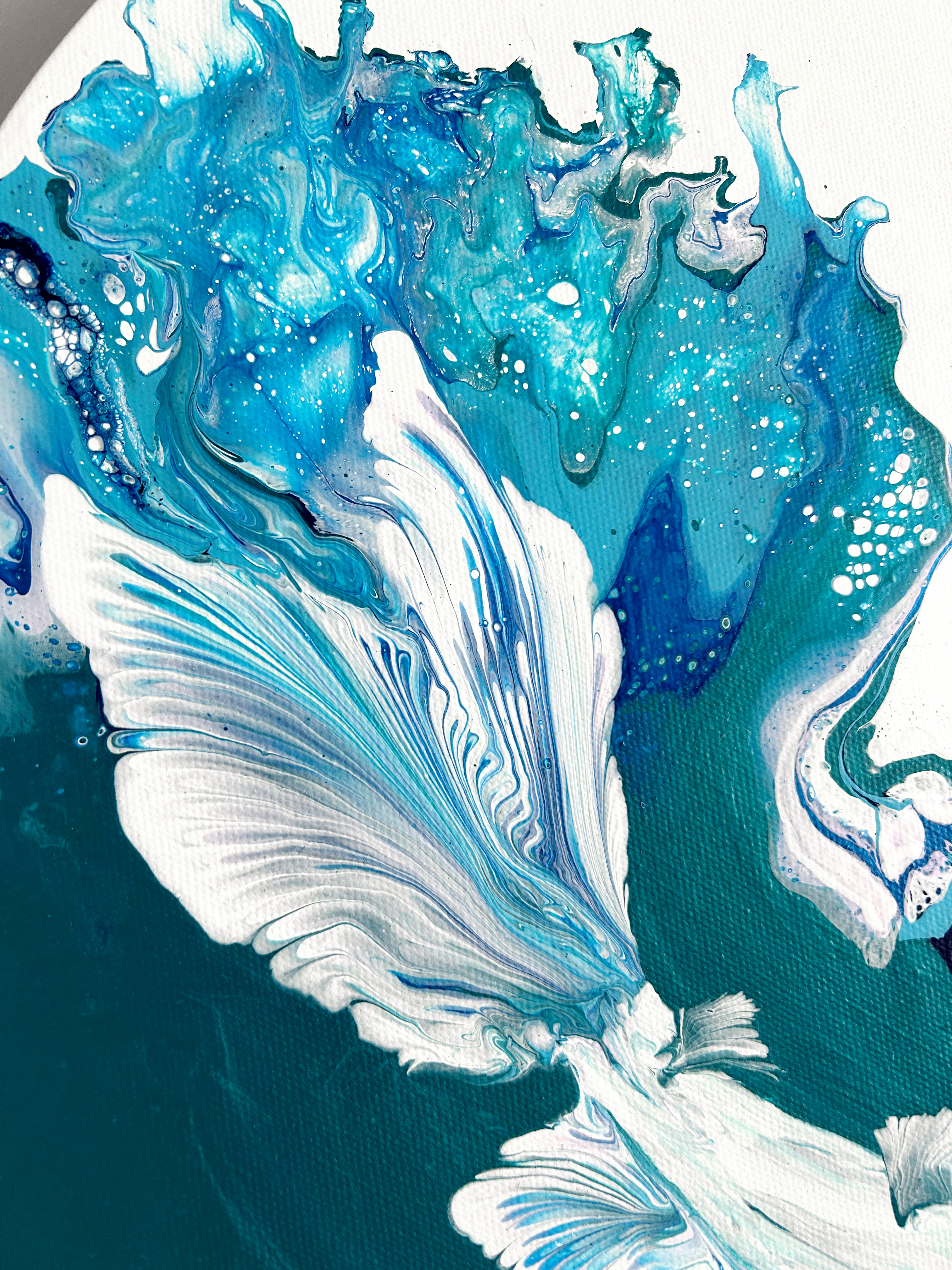 Splashing Koi