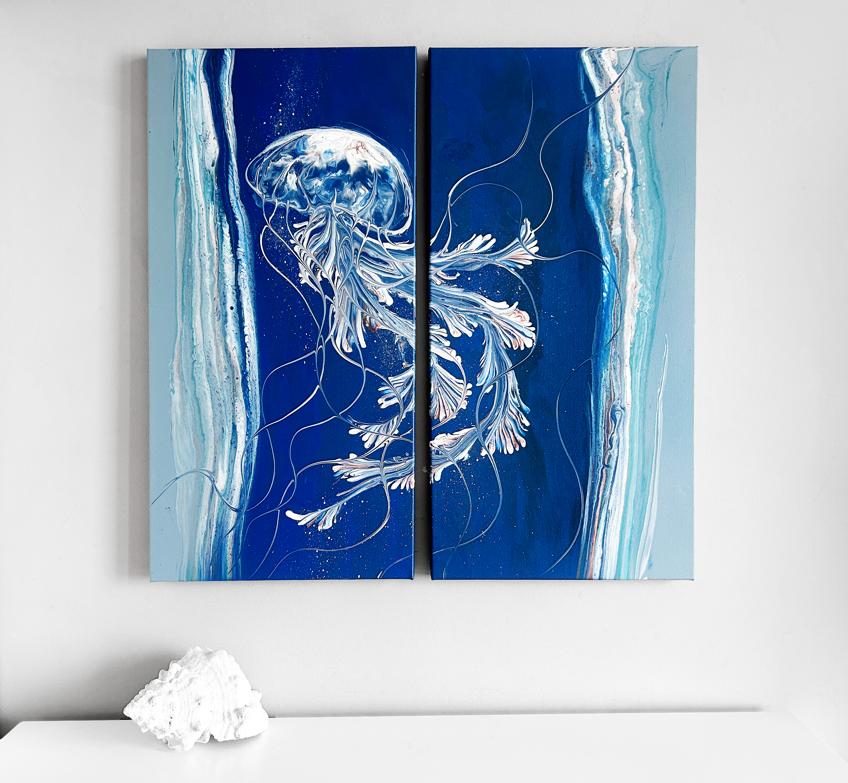 Falling Tide Dyptych