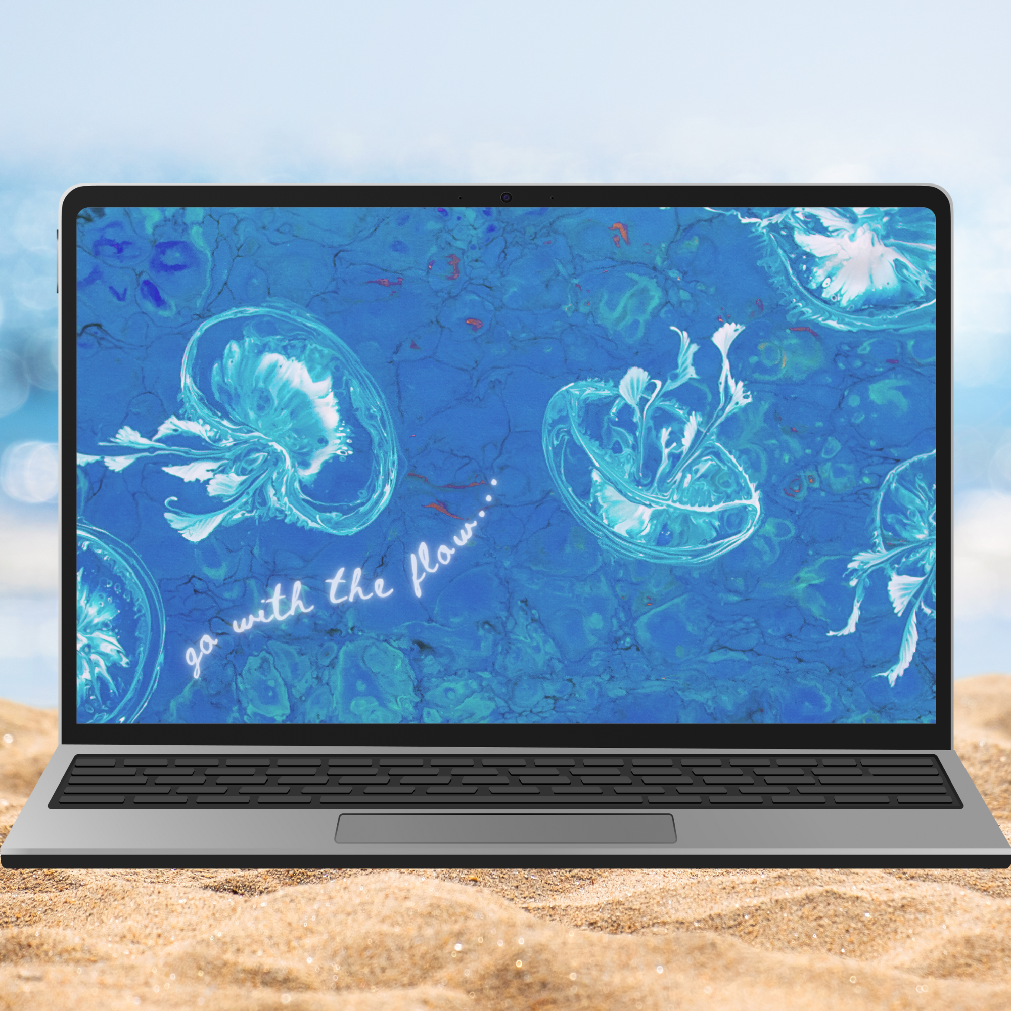 Go With the Flow Phone and Laptop/Desktop Wallpaper