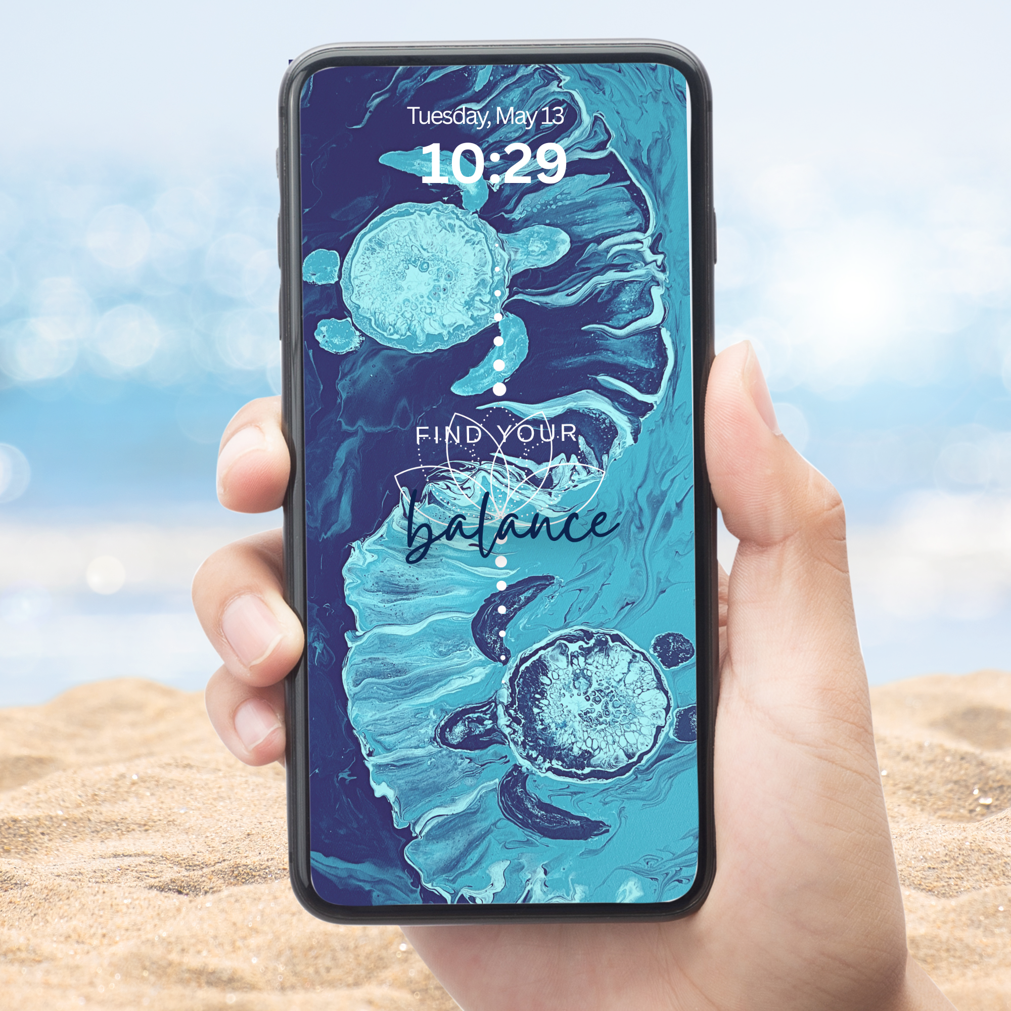 Find Your Balance Phone and Laptop/Desktop Wallpaper