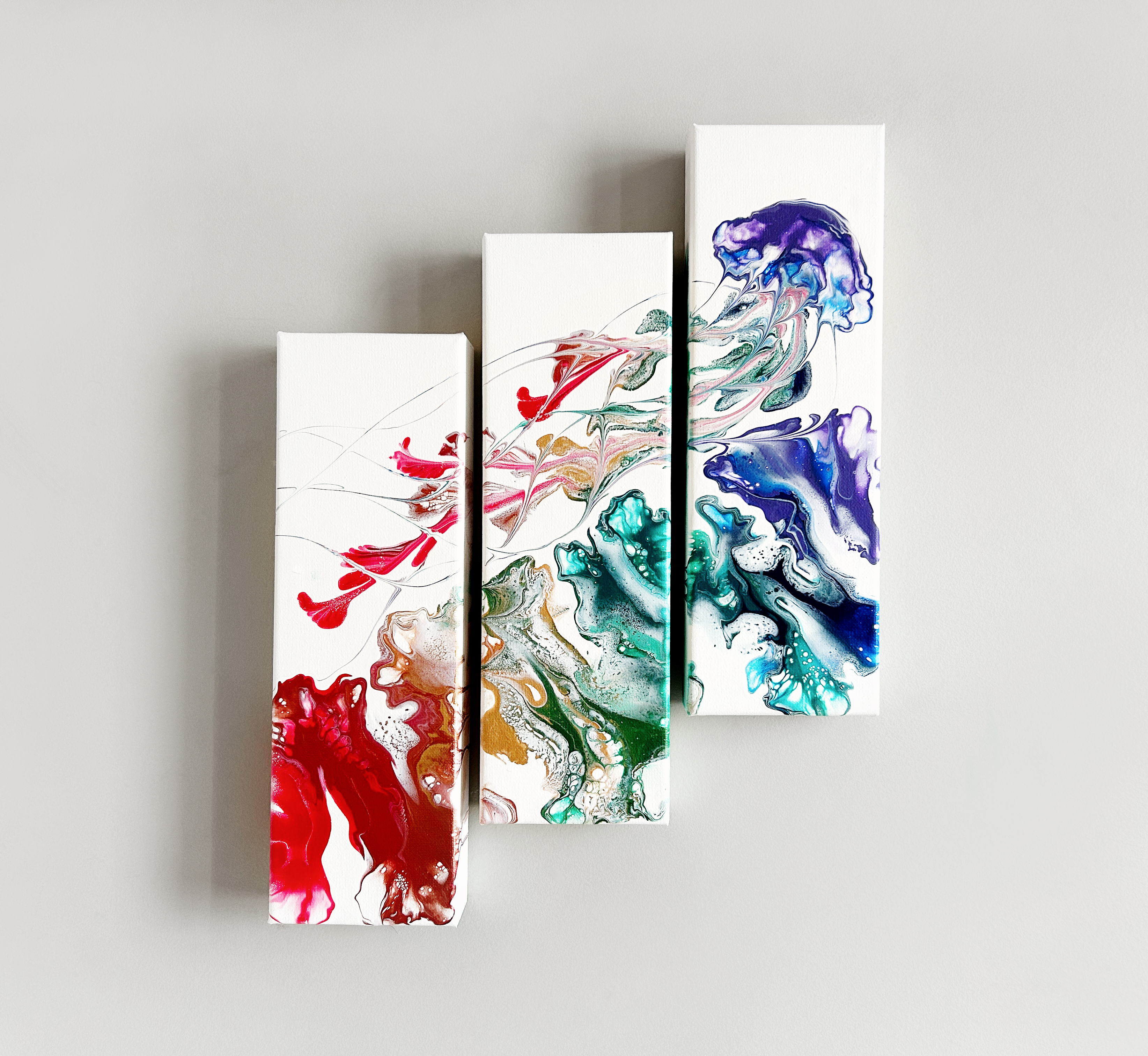 Abstract Triptych Wall Art