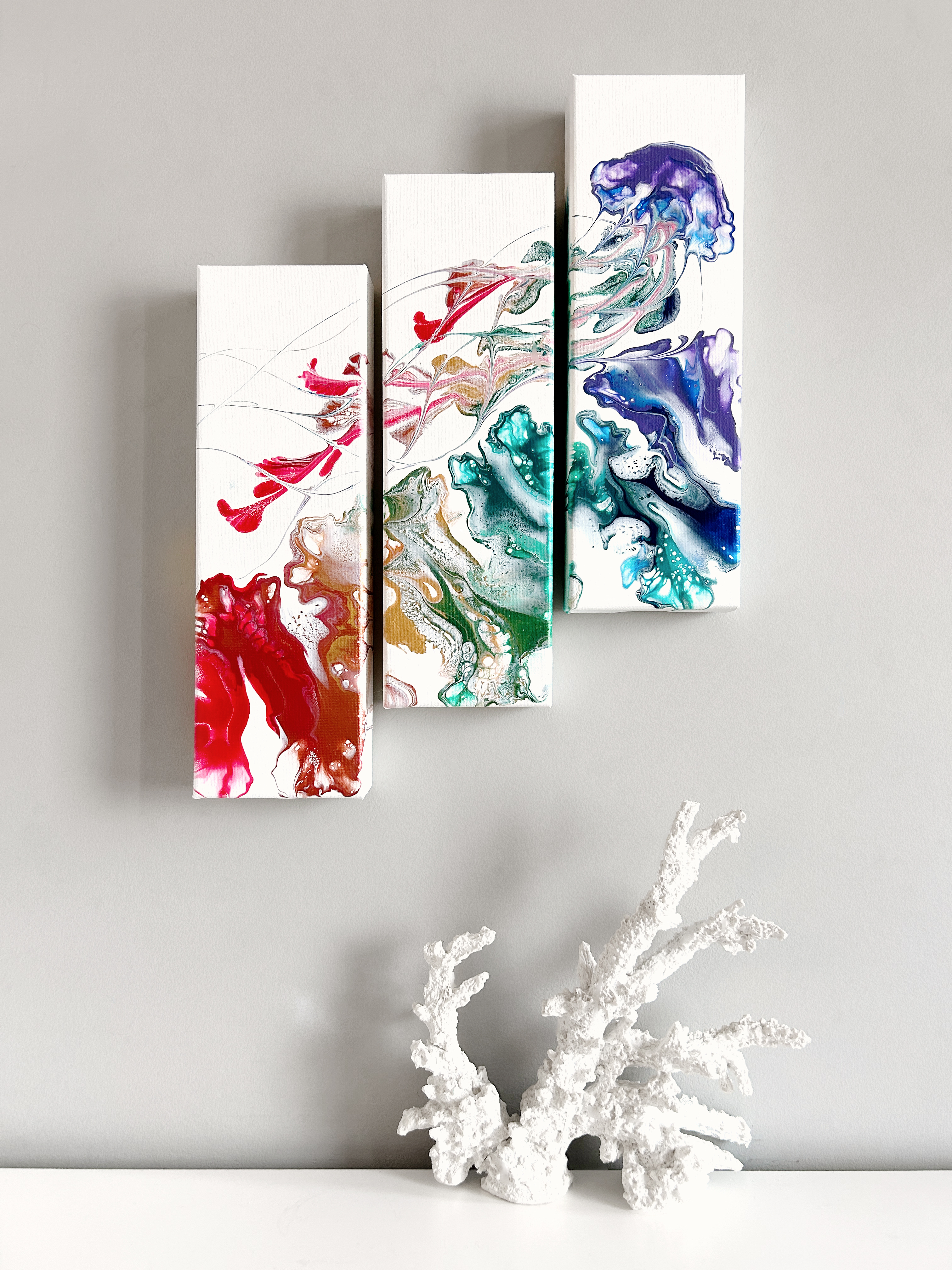 Abstract Triptych Wall Art