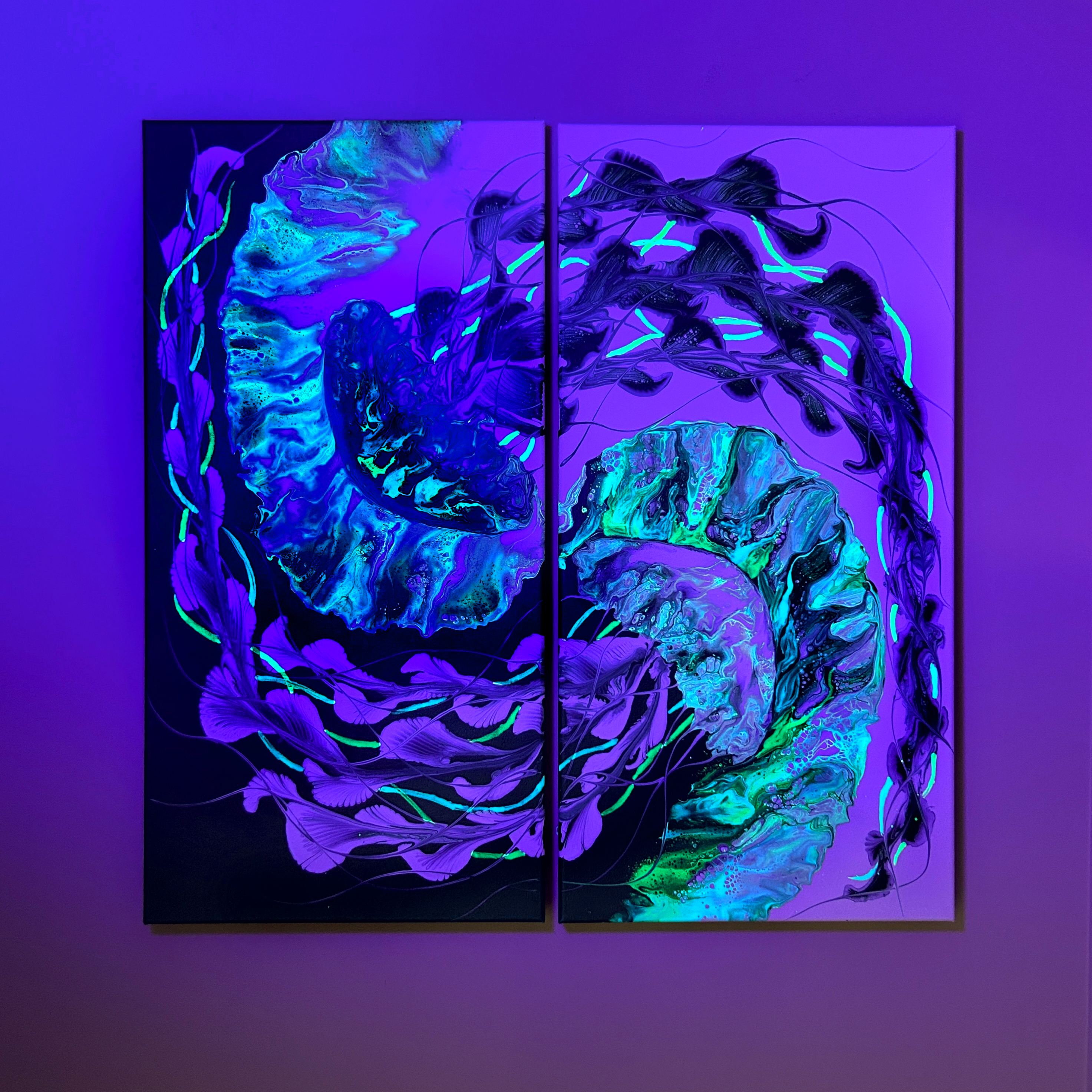 Balance: UV Reative Teal