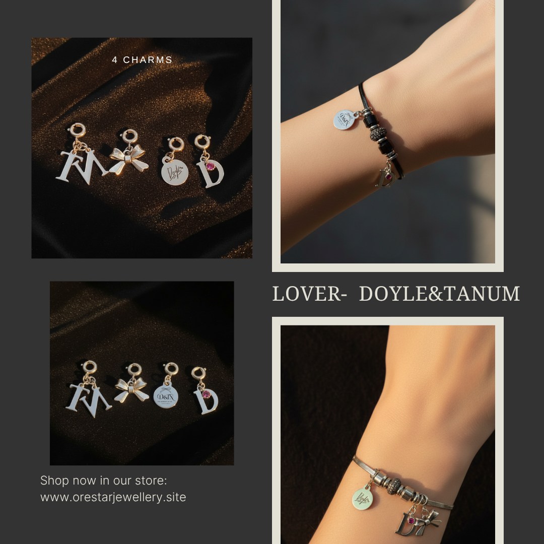 Doyle & Tanum  Couple Bracelet Lover Set : Black