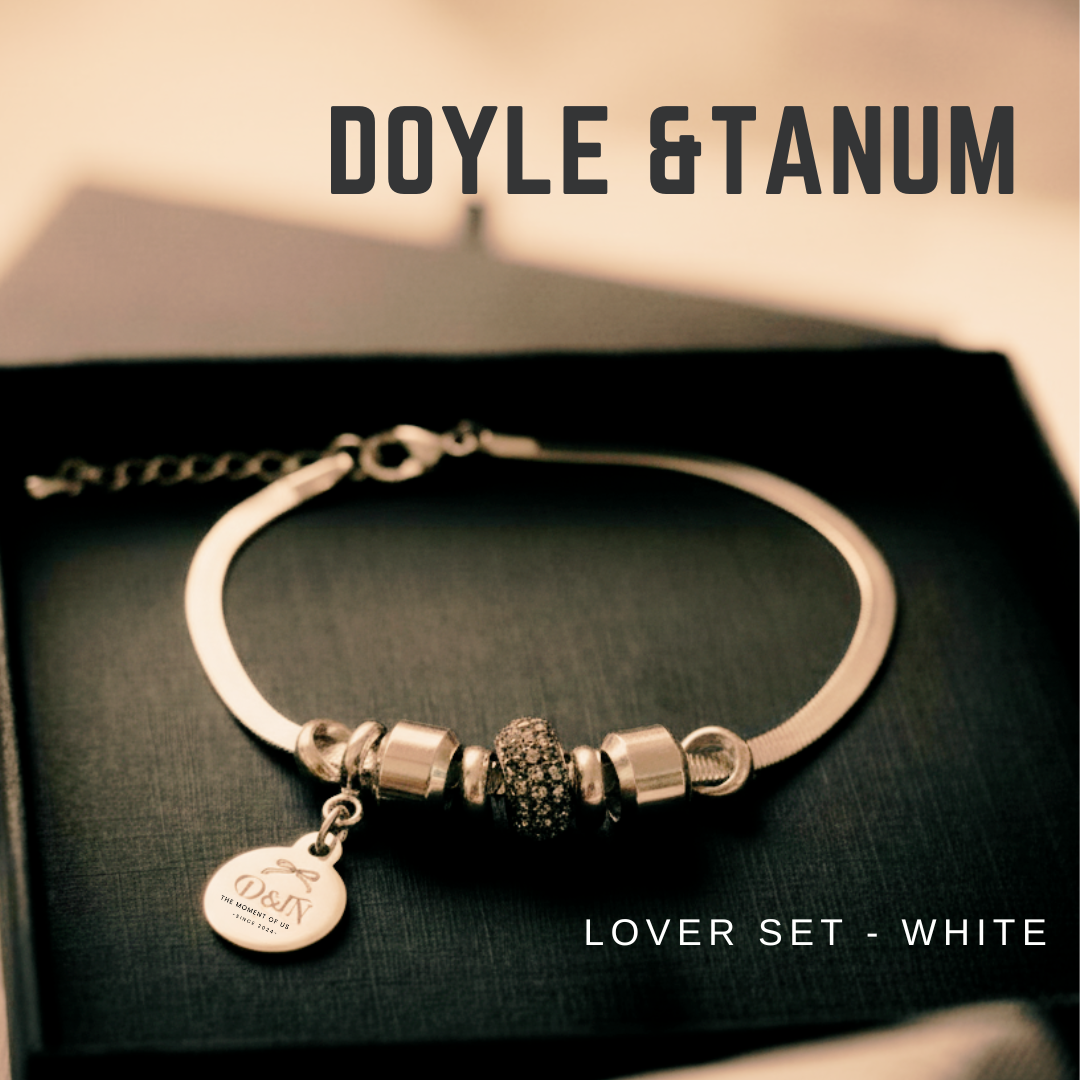 Doyle & Tanum Couple Bracelet Lover Set : White