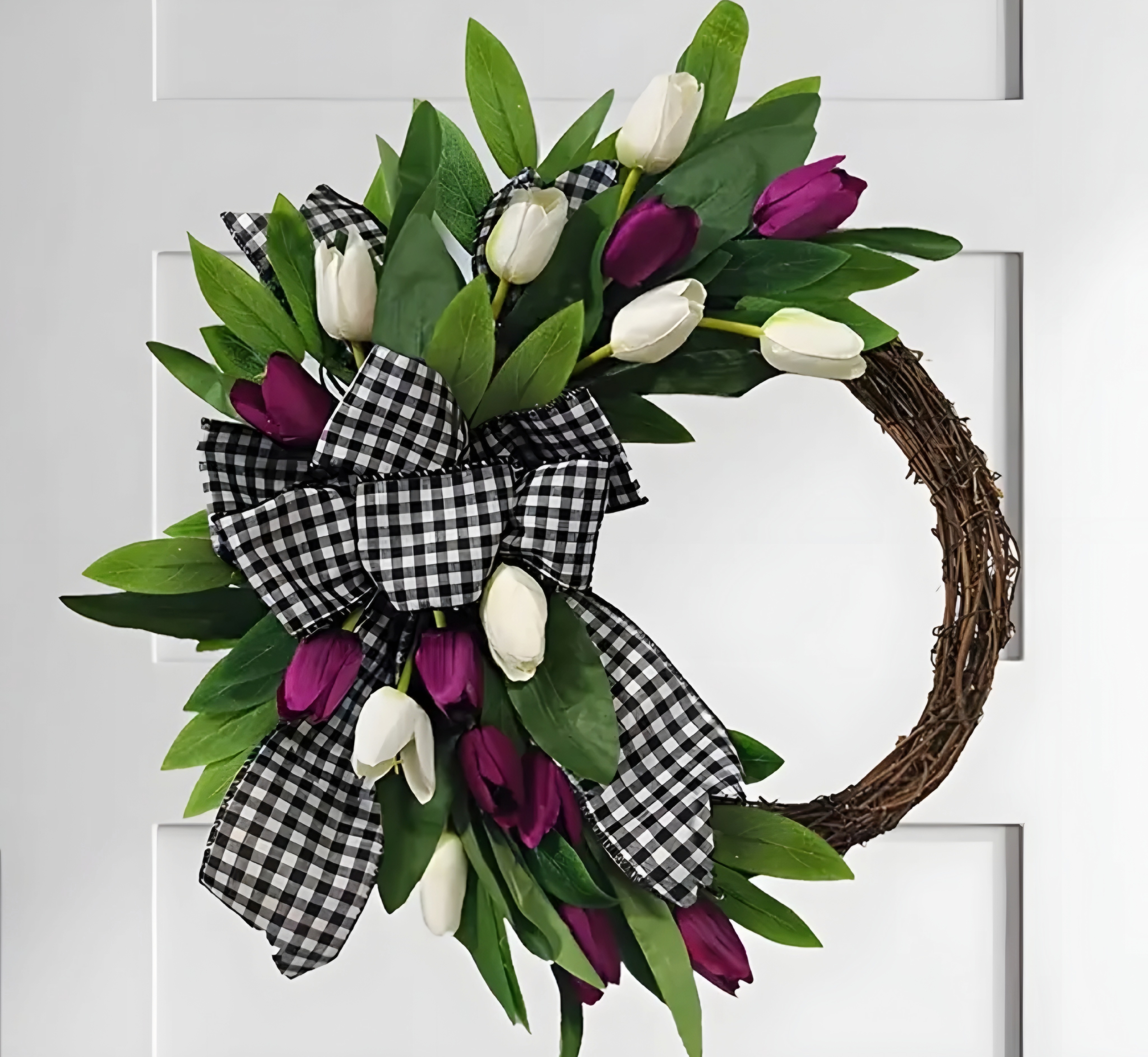 Floral Tulip Wreath