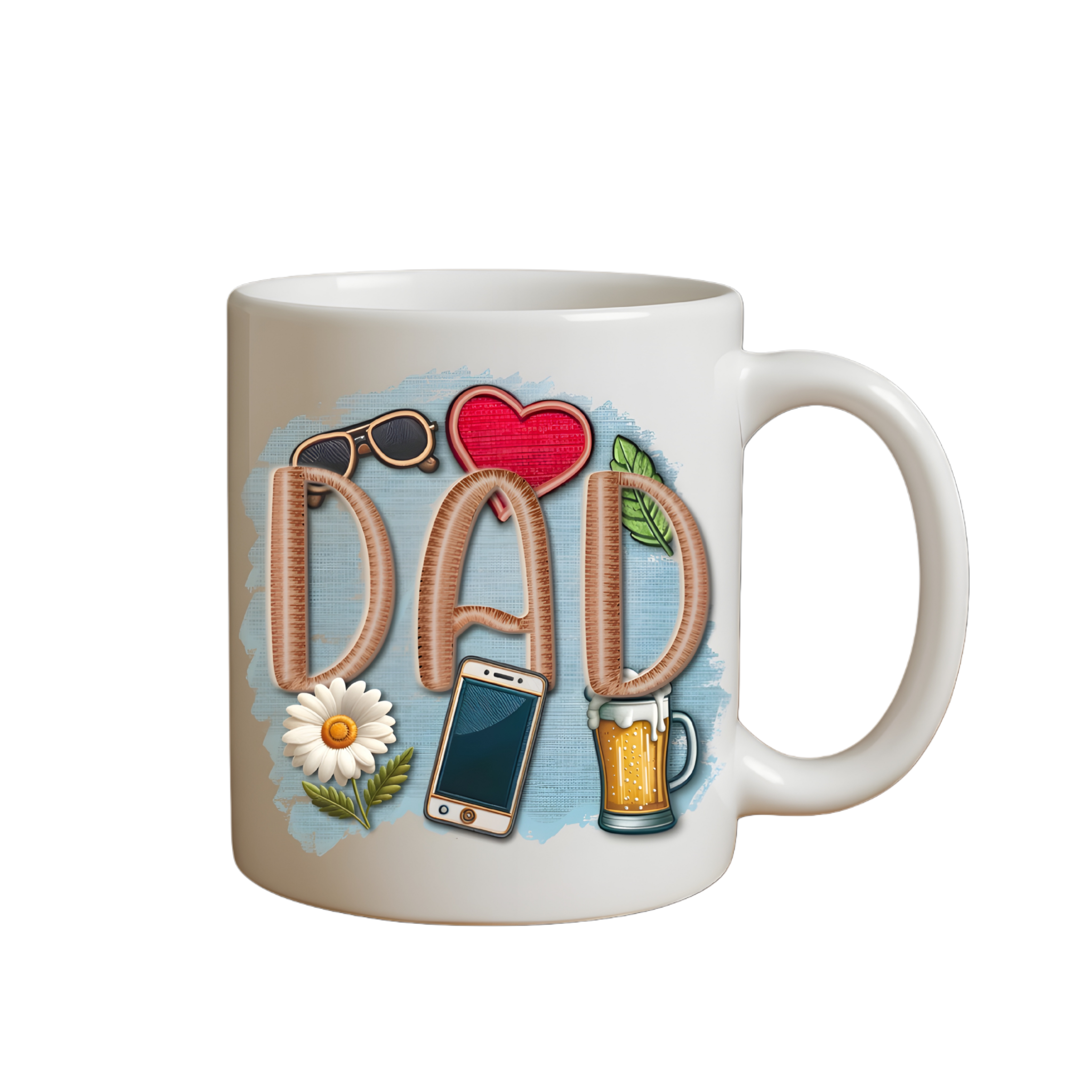 Father's Day Gift Set-Coffee Mug &Free Engraved Spoon