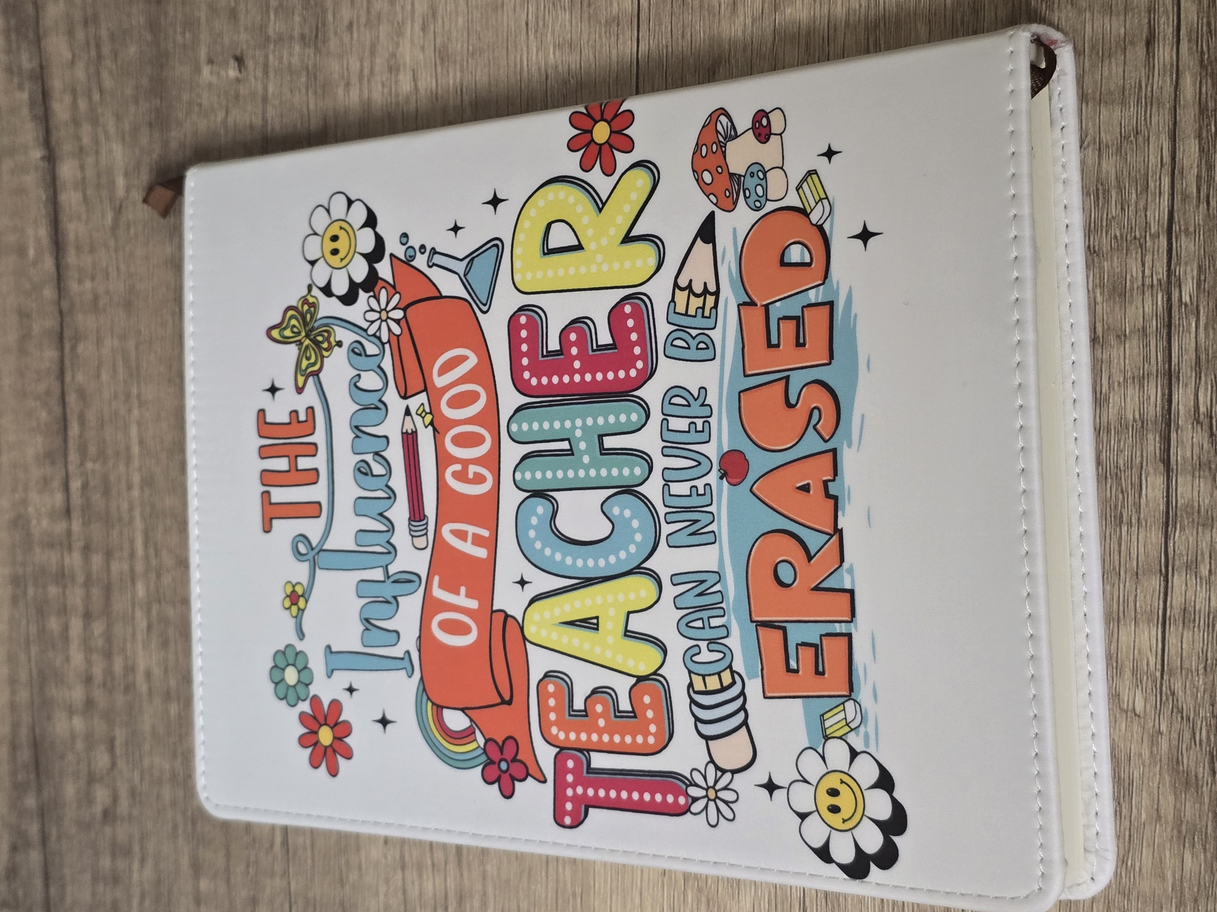 Personalized Teacher Journal Gift Set  - Notebook and Free Bookmark