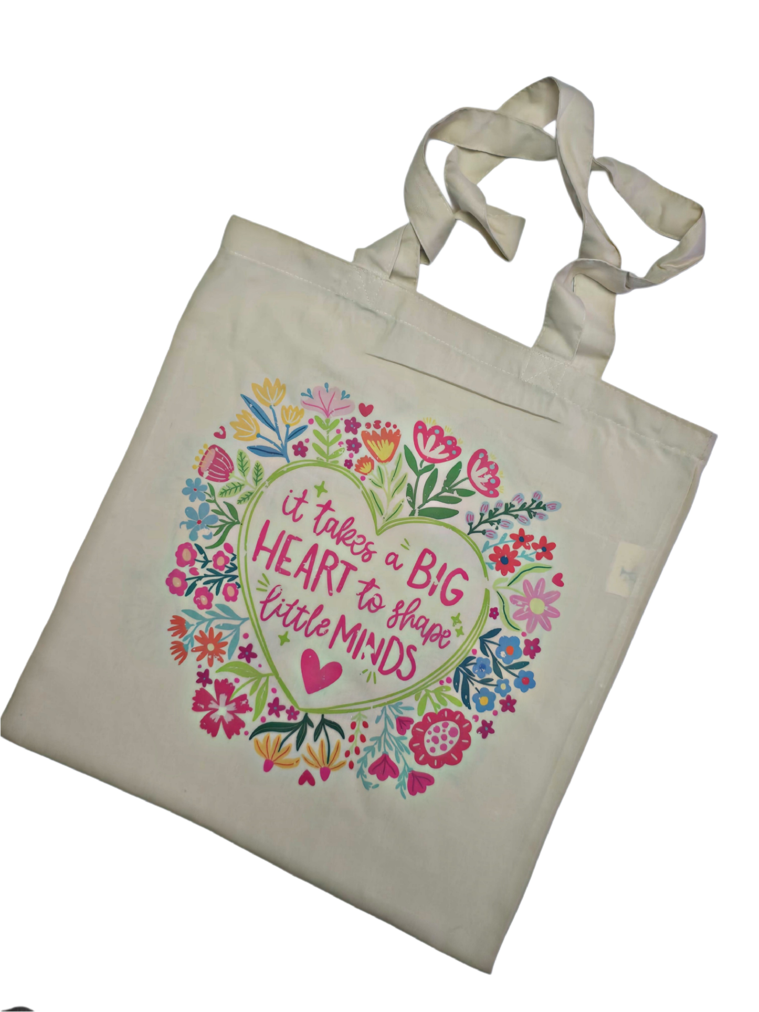 Personalized Handmade  Gift Bag for Teacher with Soap Flower