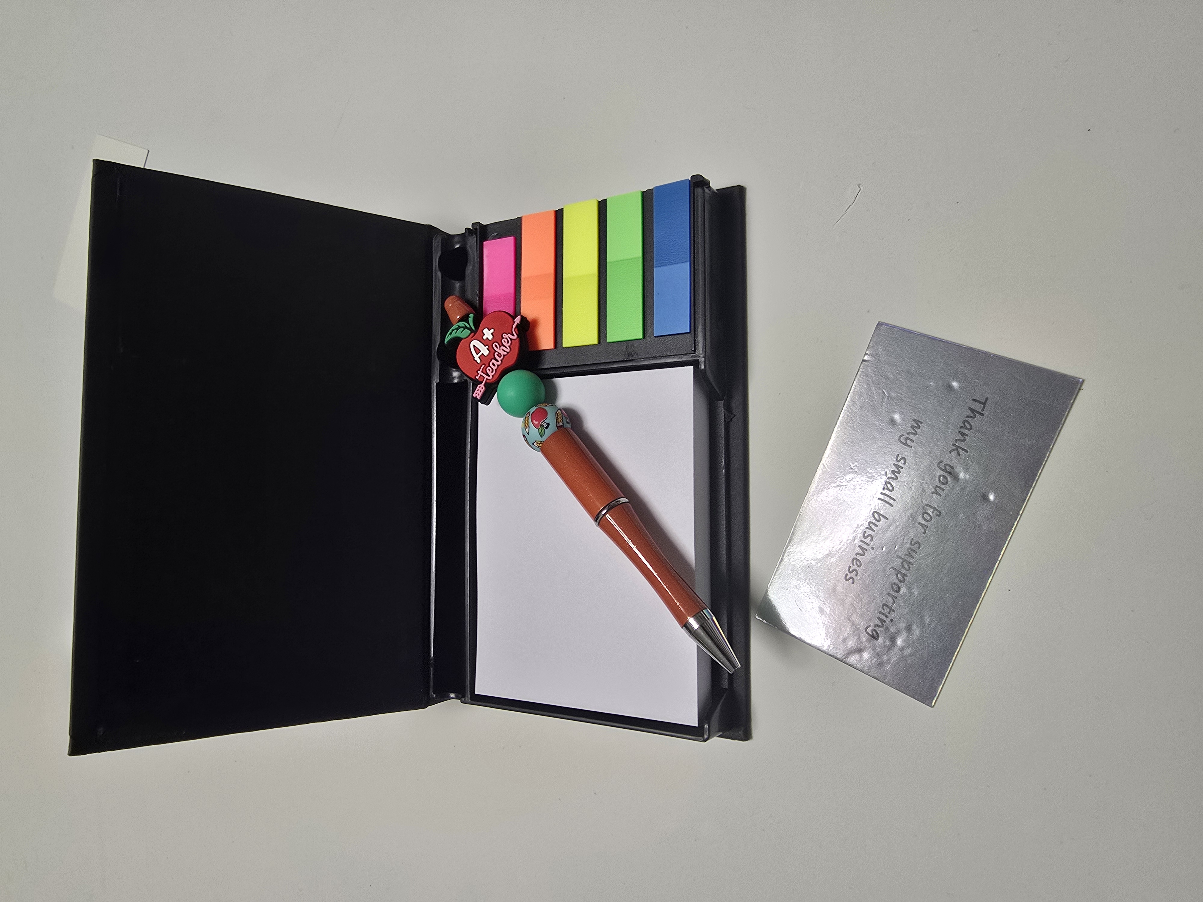 Diamond Sticky Note Set - Teacher Appreciation Gift with Pen