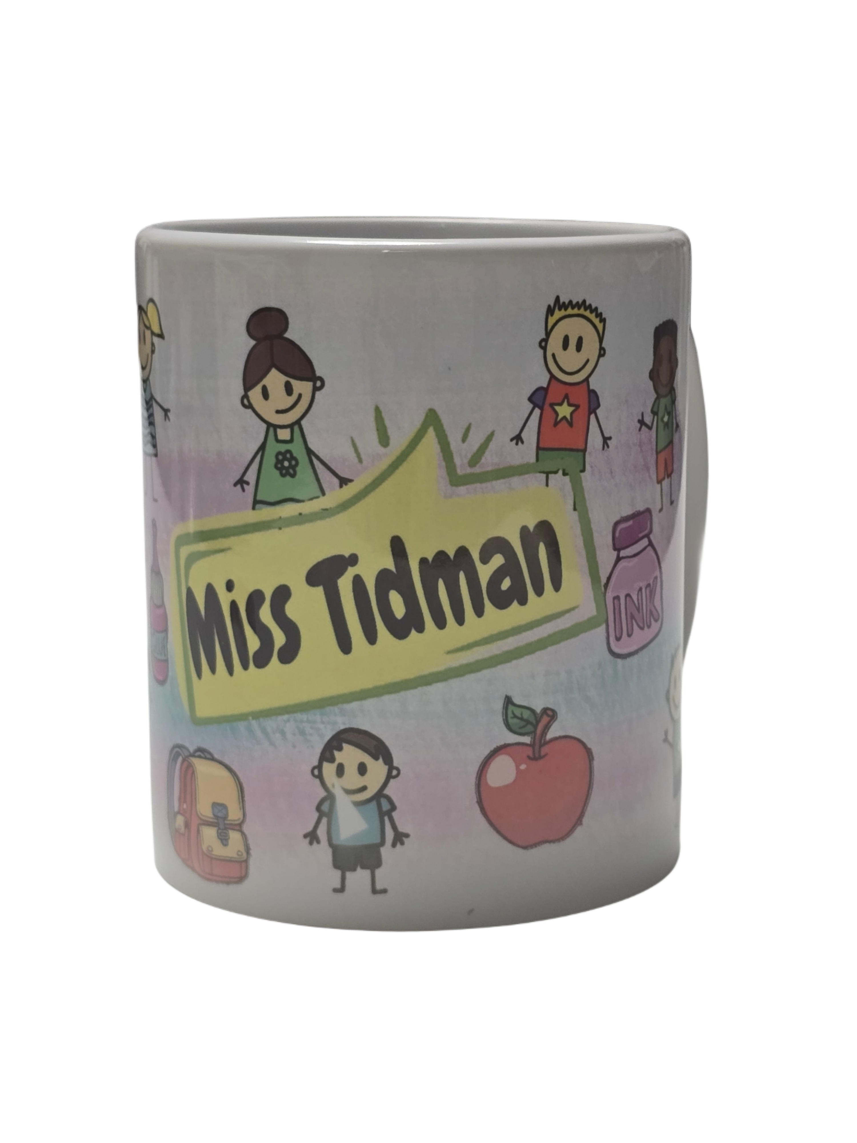 Personalized Teacher Mug Gift Set- Custom Name,Notebook & Pen