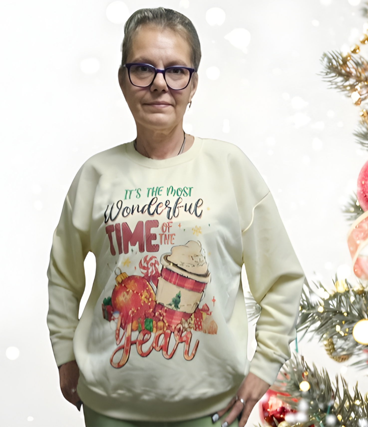 It's the Most Wonderful Time of the Year Christmas Sweatsirt - Cozy Festive Women's Jumper