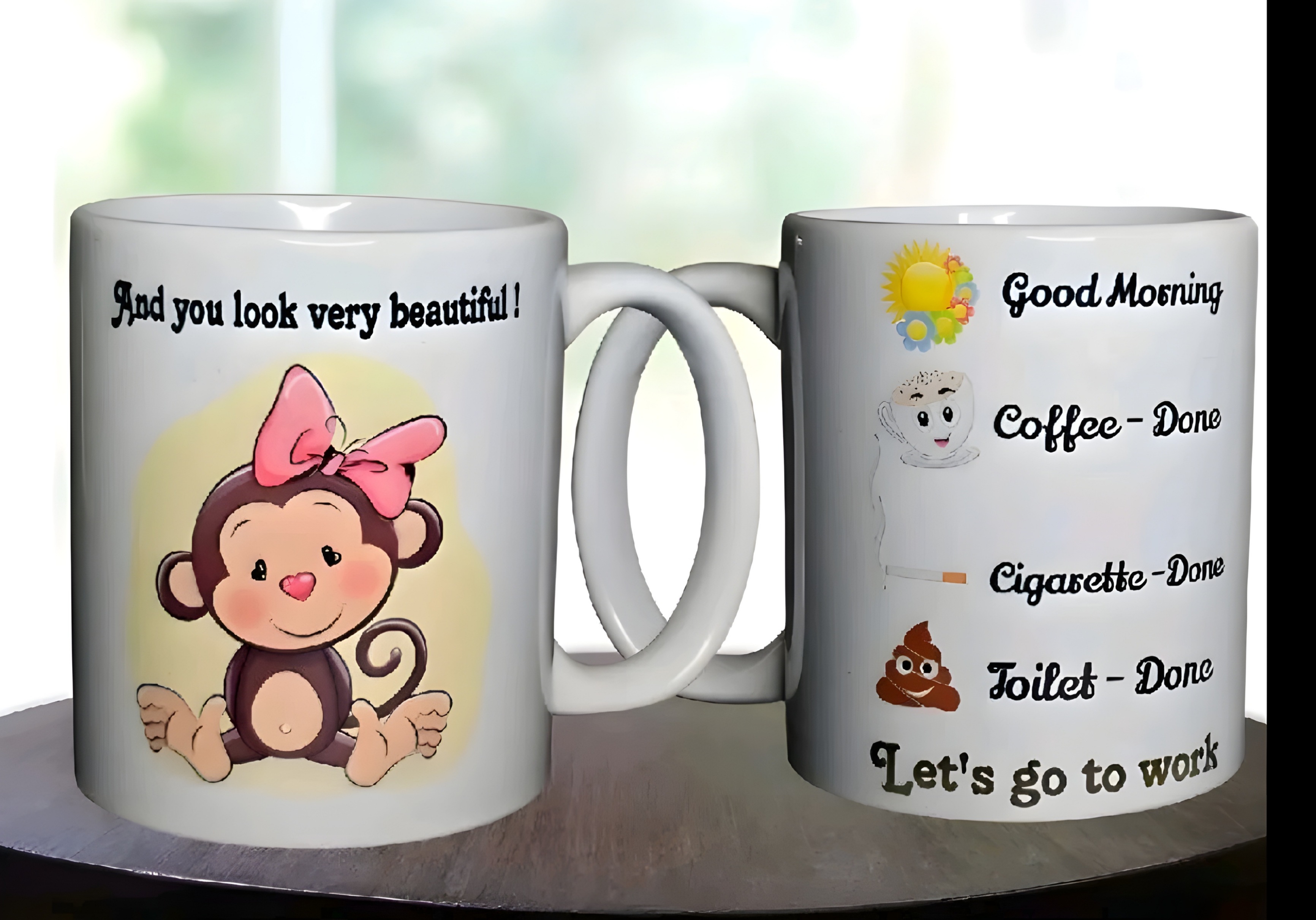 Adorable Monkey Coffee Mug - Cheerful Morning Cup & Perfect Gift Idea for Any Occasion 