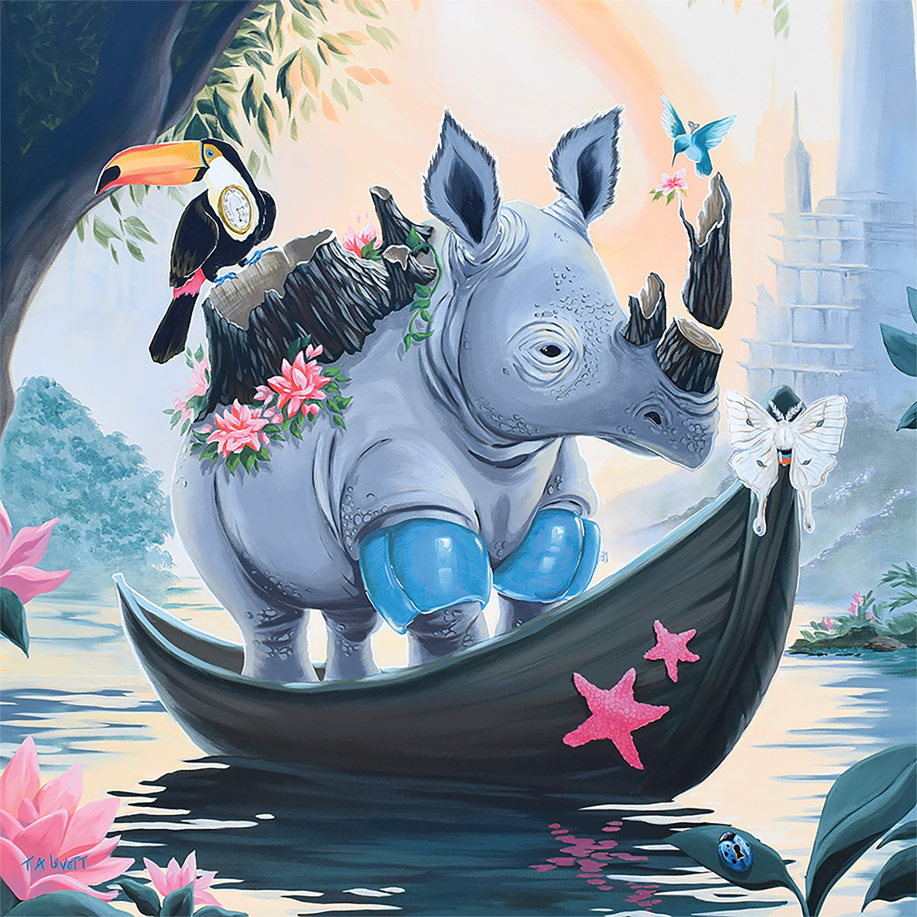 Afloat - Art Print - Unframed