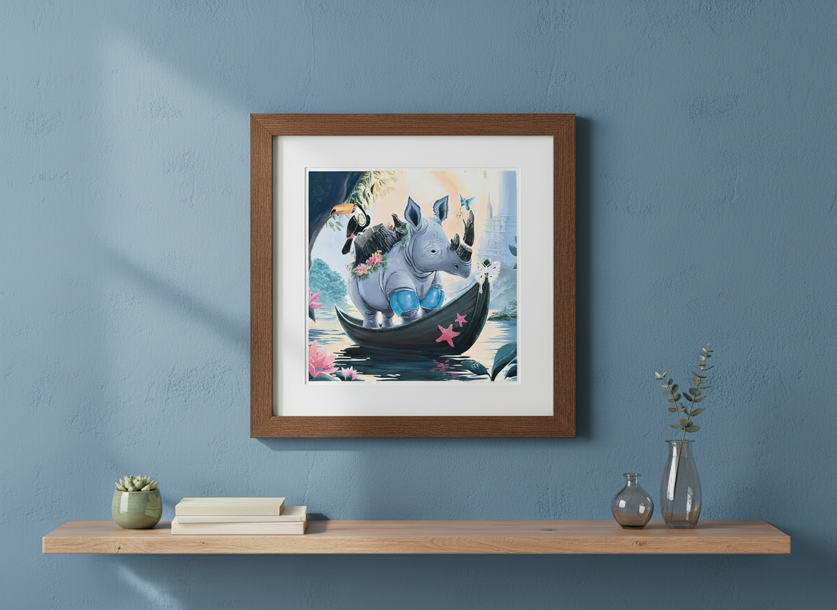 Afloat - Art Print - Unframed