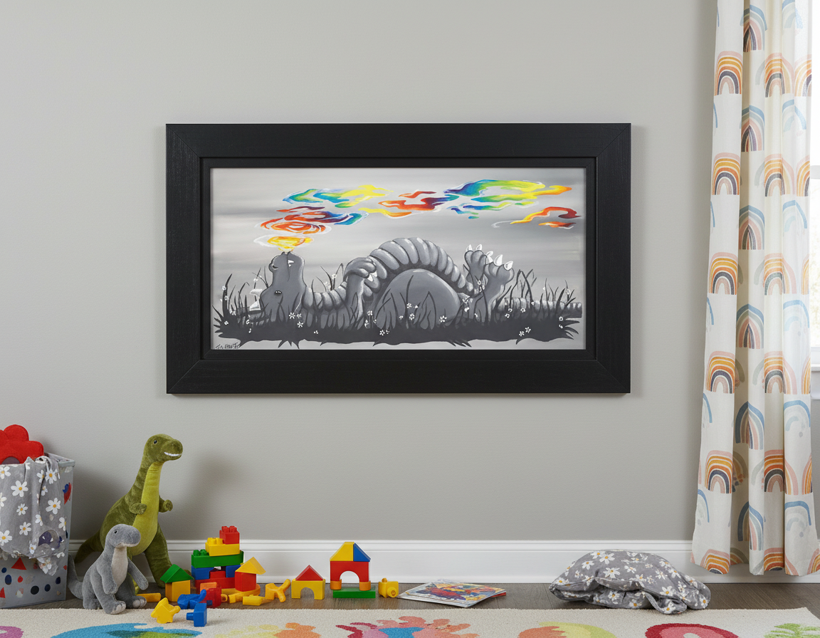 Puff Puff - Original Acrylic Painting - Unframed - SOLD