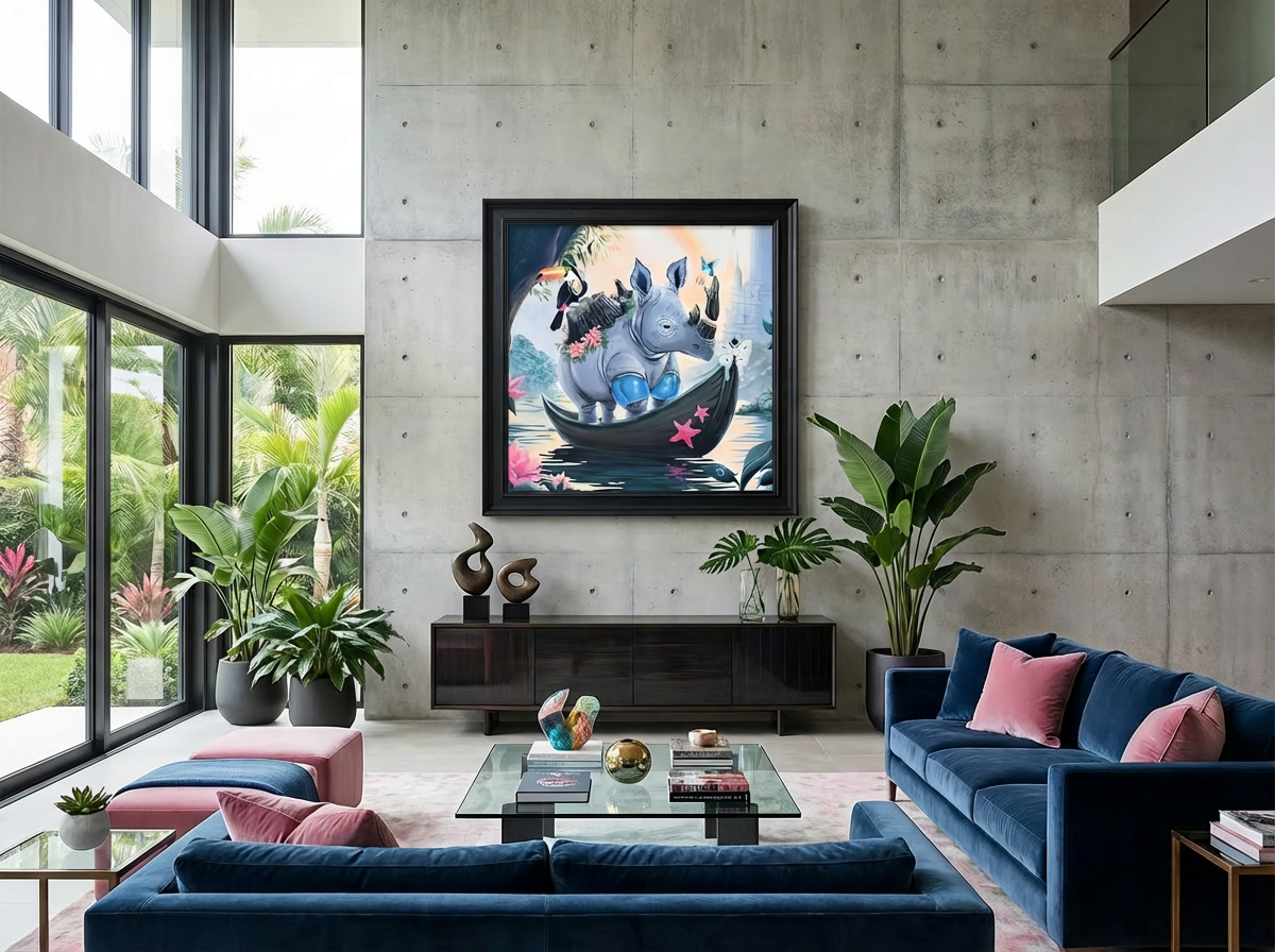 Afloat - Original Acrylic Painting - Unframed