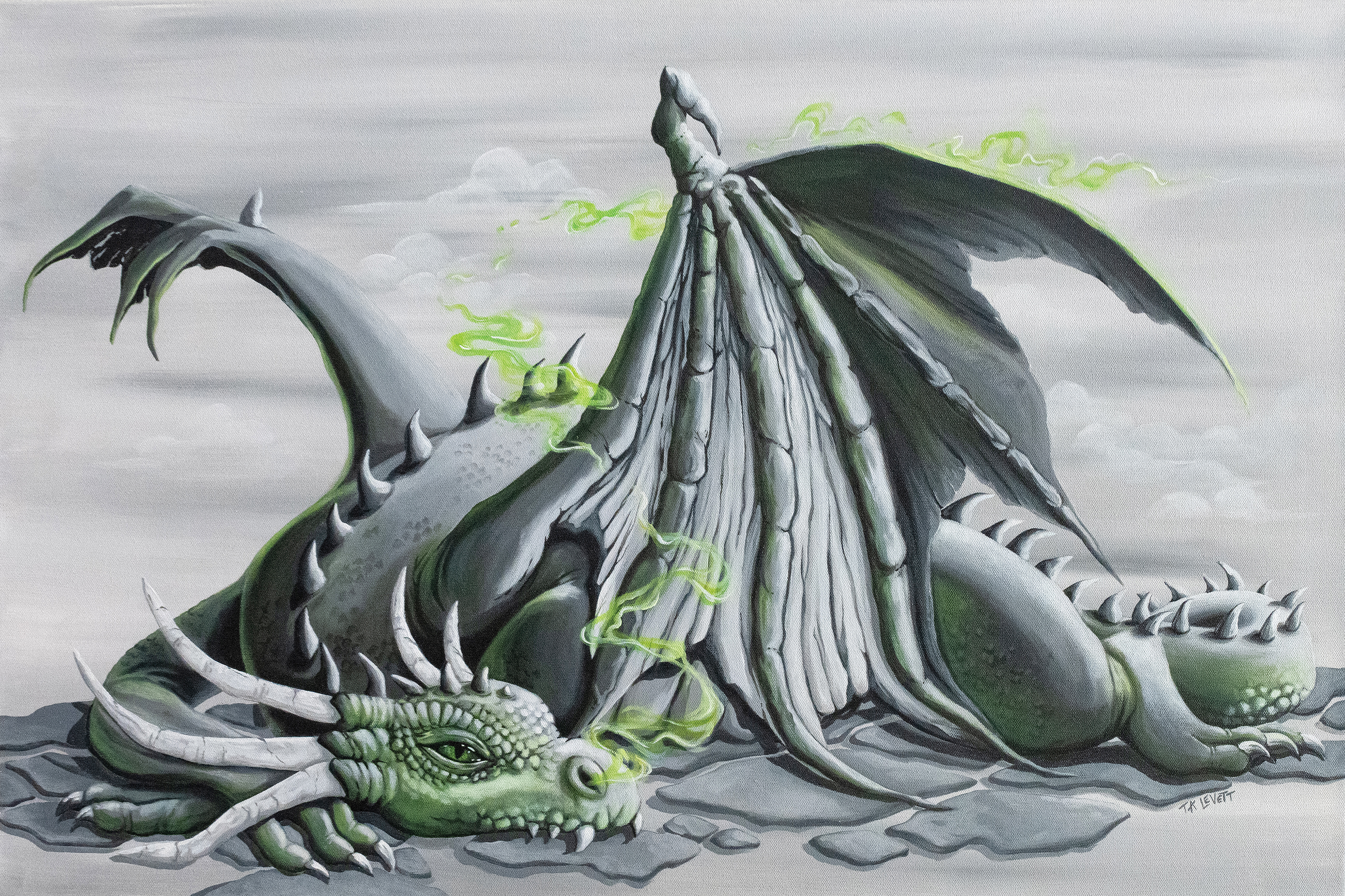 Sybil - Original Acrylic Painting - Unframed - SOLD