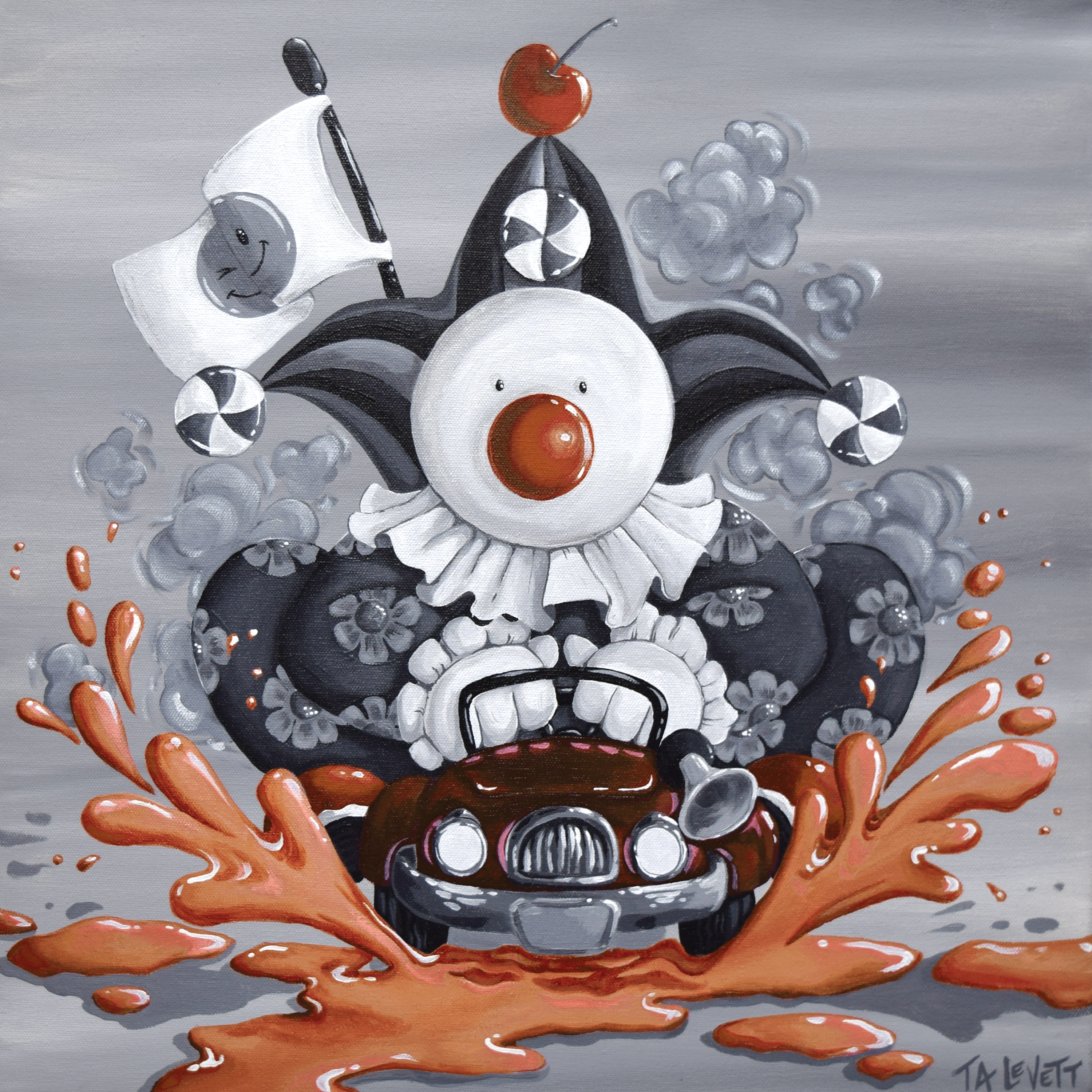 Clowning Around - Limited Art Print - Unframed