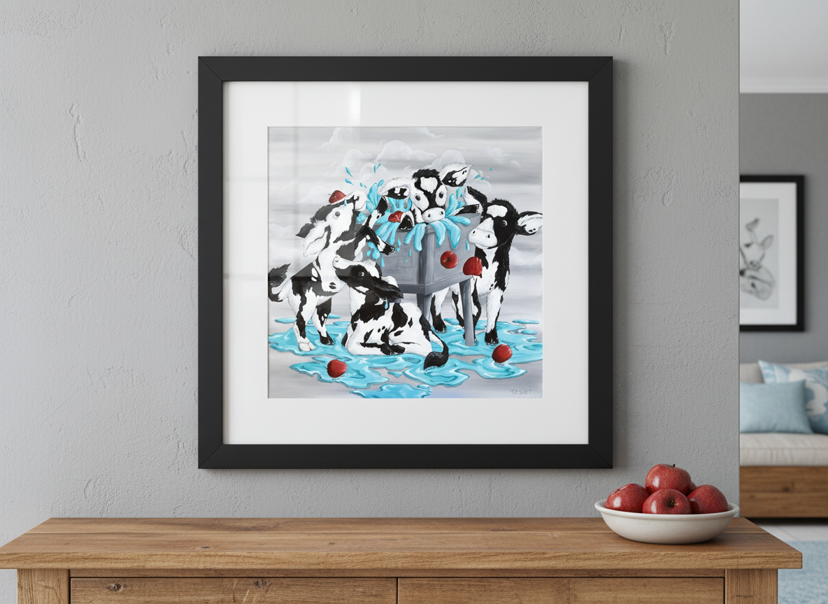 Apple Picking - Art Print - Unframed