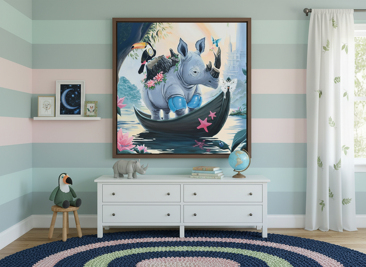 Afloat - Original Acrylic Painting - Unframed